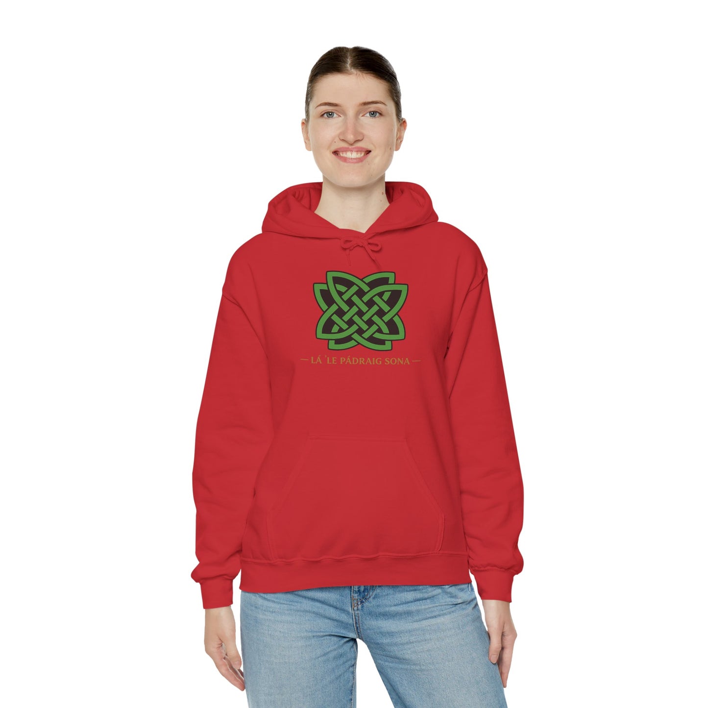 St. Patrick's Celtic Knot Hoodie – Lá Fhéile Pádraig Sona Irish Pride Sweatshirt