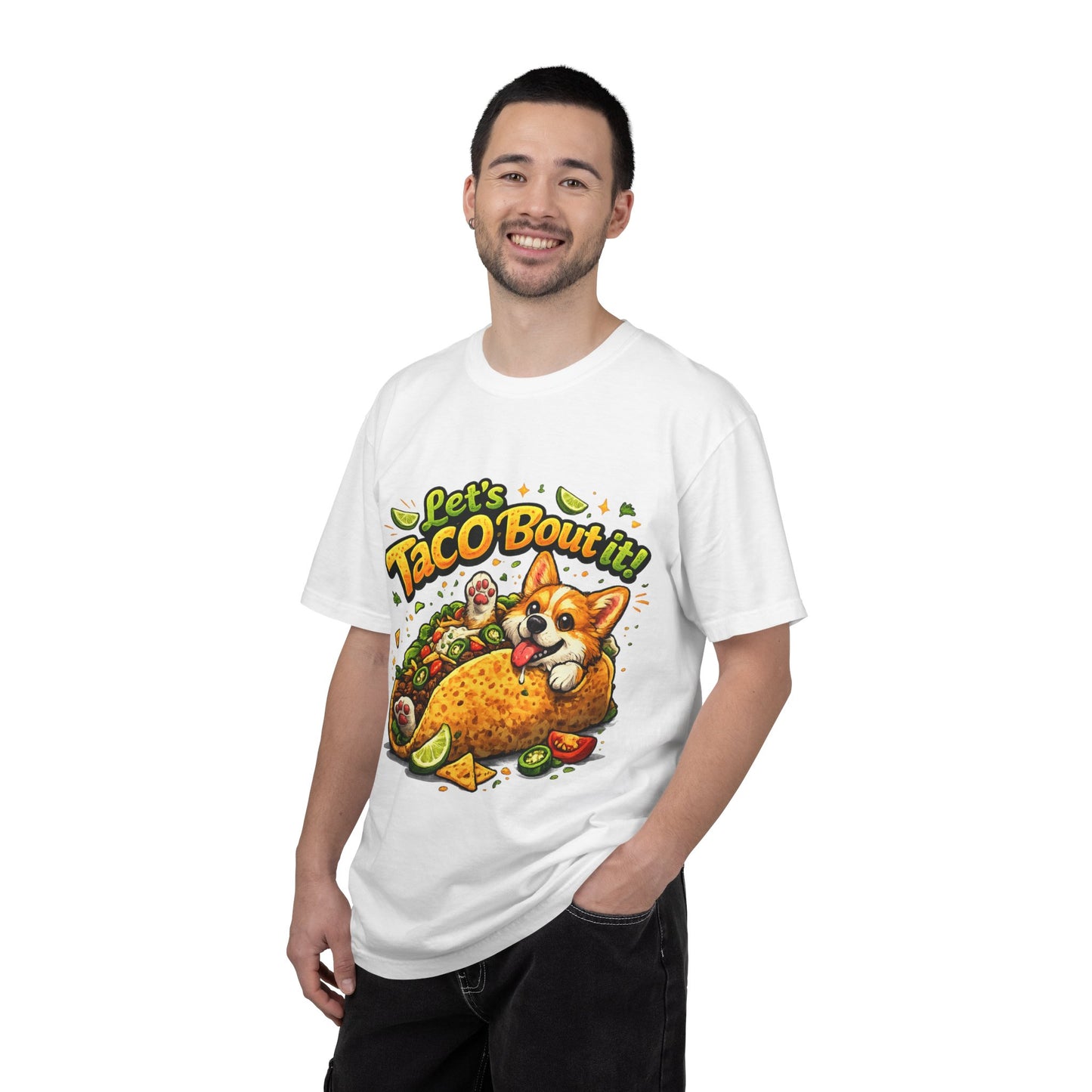 Let's Taco 'Bout It Corgi Taco T-Shirt