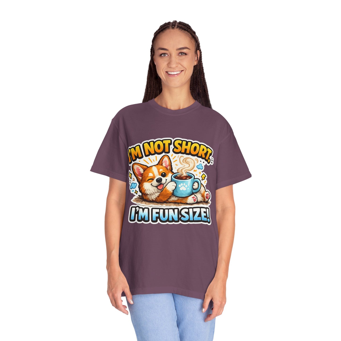 Corgi "I'm Not Short, I'm Fun Size" T-Shirt