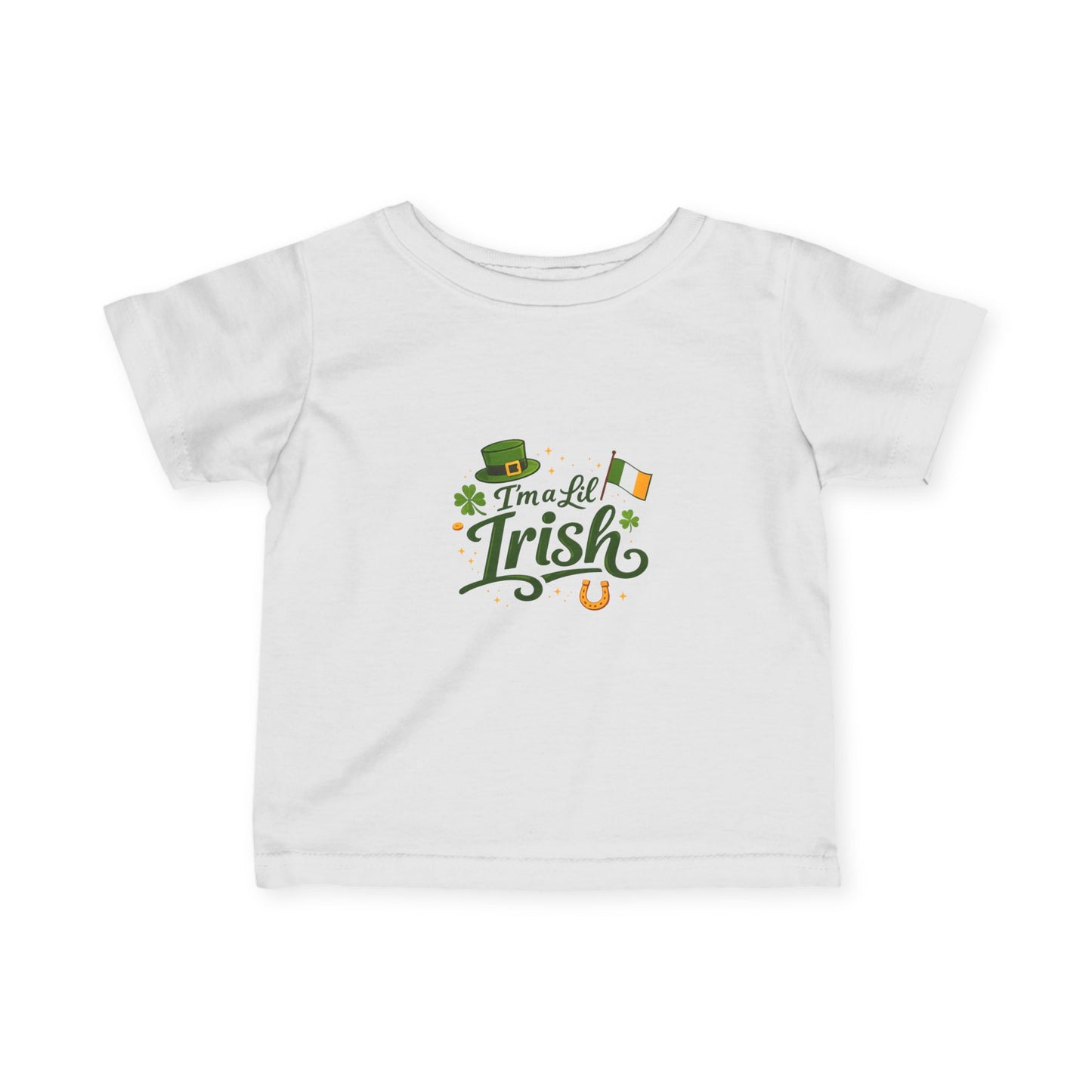 Infant Tee — "I'm a Lil' Irish" St. Patrick's Day Baby Shirt