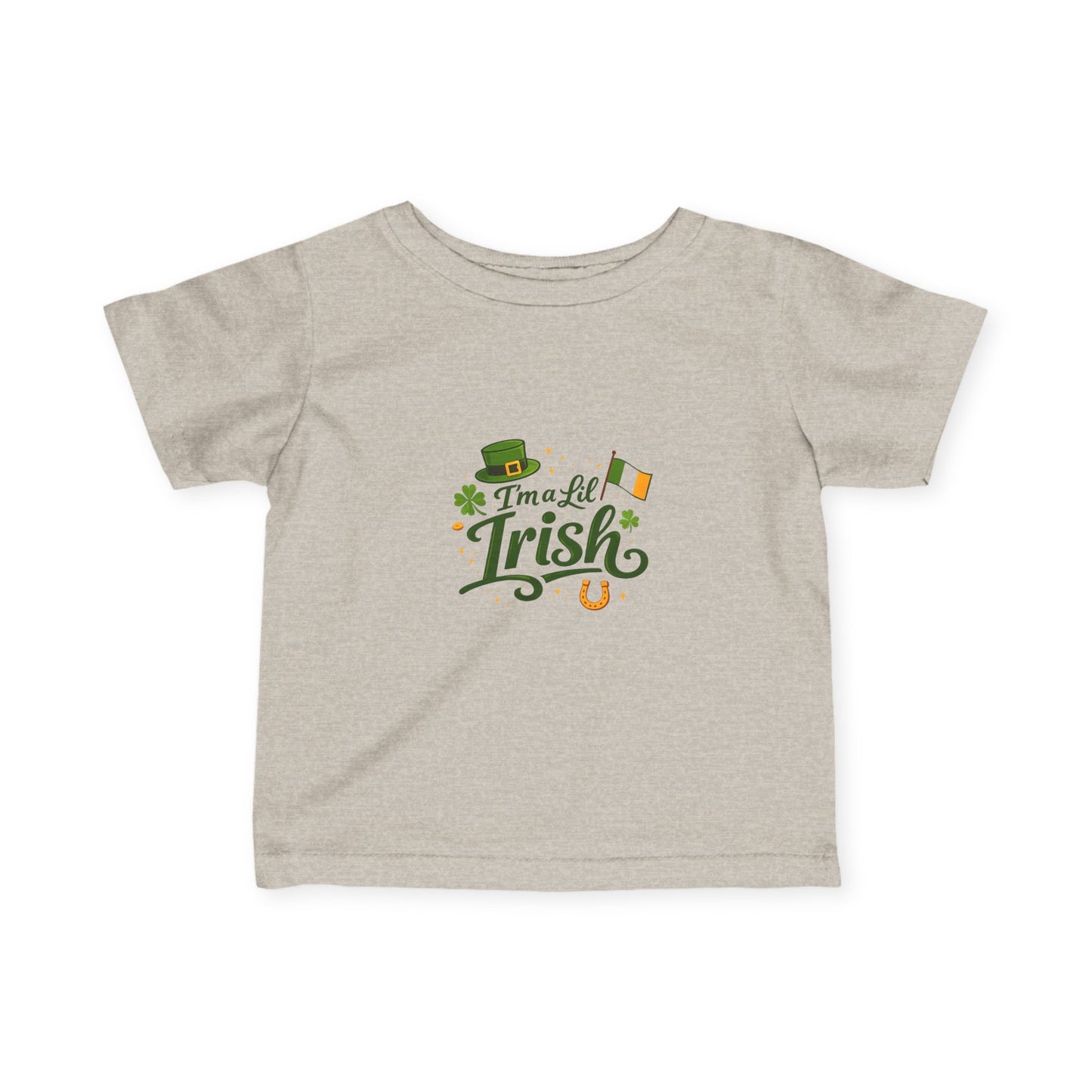 Infant Tee — "I'm a Lil' Irish" St. Patrick's Day Baby Shirt