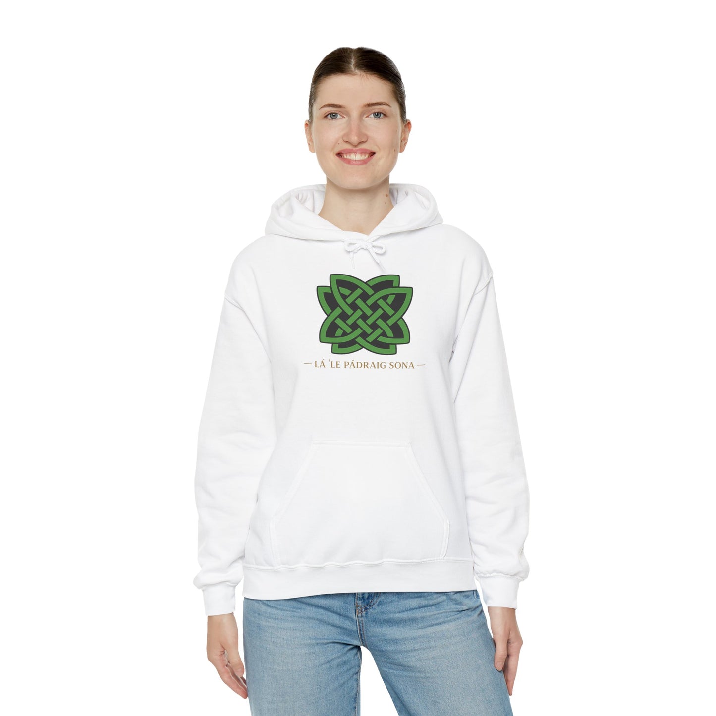 St. Patrick's Celtic Knot Hoodie – Lá Fhéile Pádraig Sona Irish Pride Sweatshirt