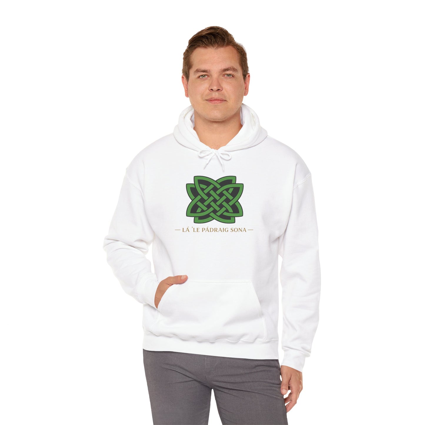 St. Patrick's Celtic Knot Hoodie – Lá Fhéile Pádraig Sona Irish Pride Sweatshirt