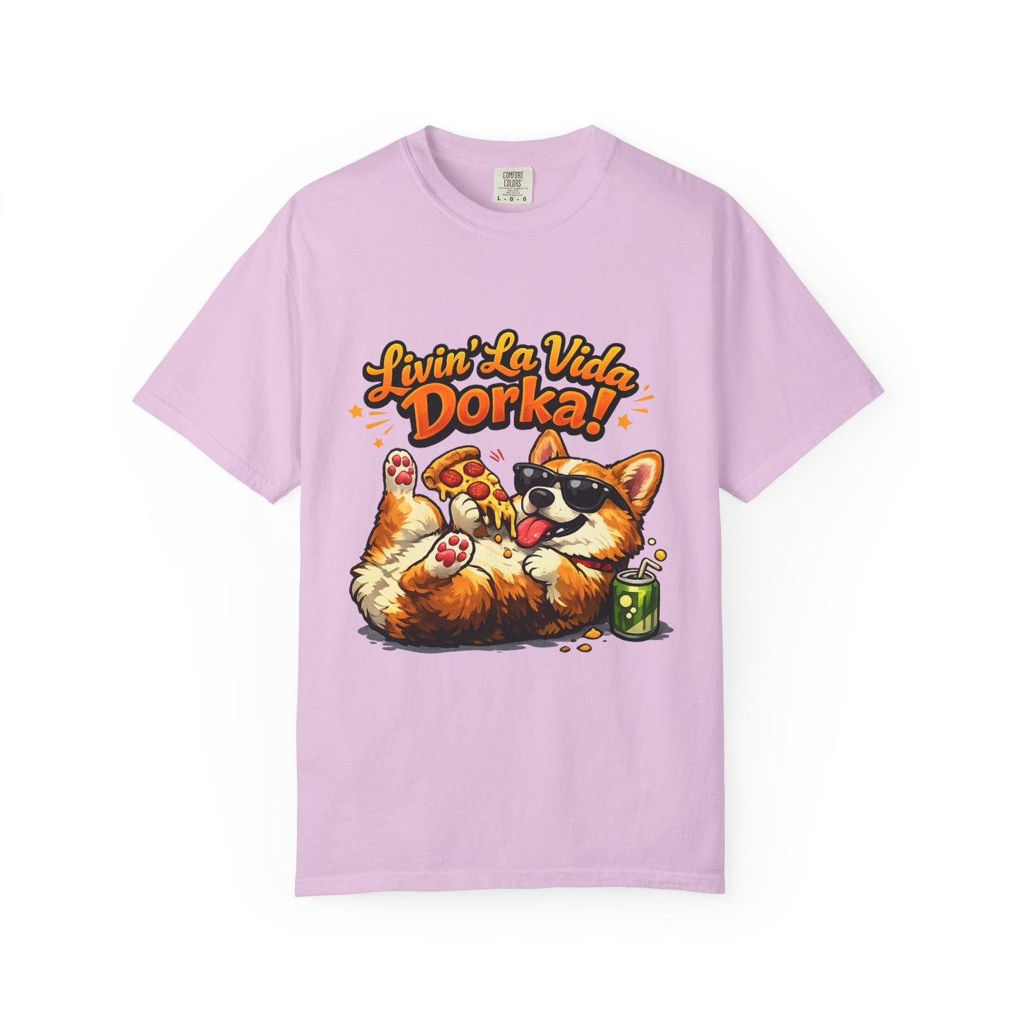 Livin' La Vida Dorka! Corgi Graphic T-Shirt
