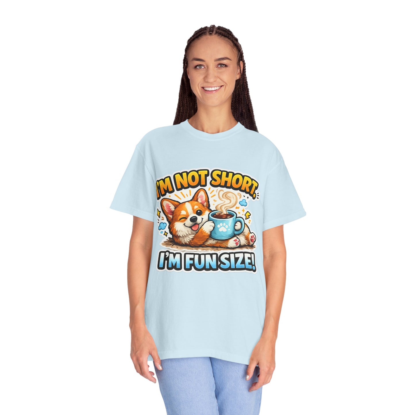 Corgi "I'm Not Short, I'm Fun Size" T-Shirt