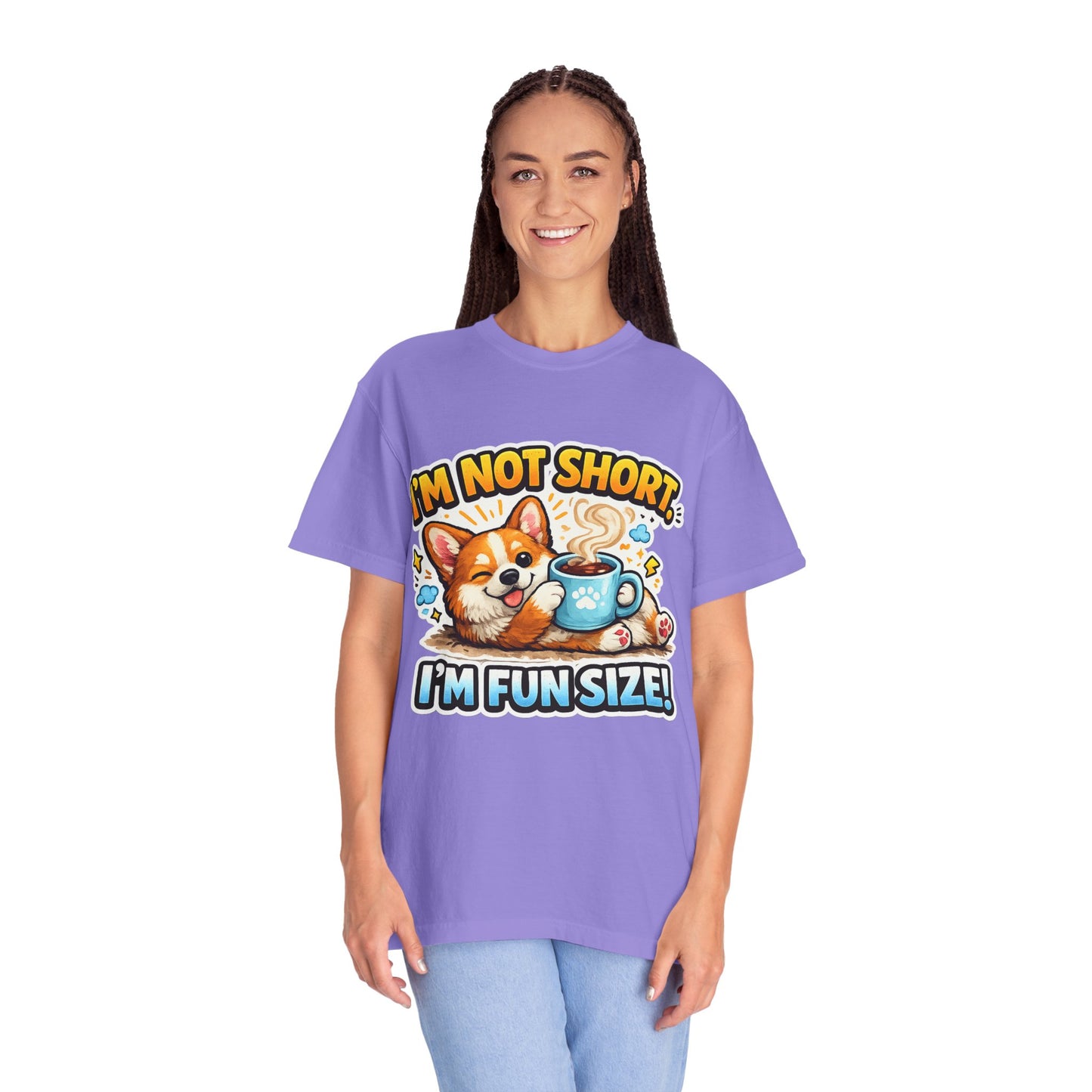 Corgi "I'm Not Short, I'm Fun Size" T-Shirt