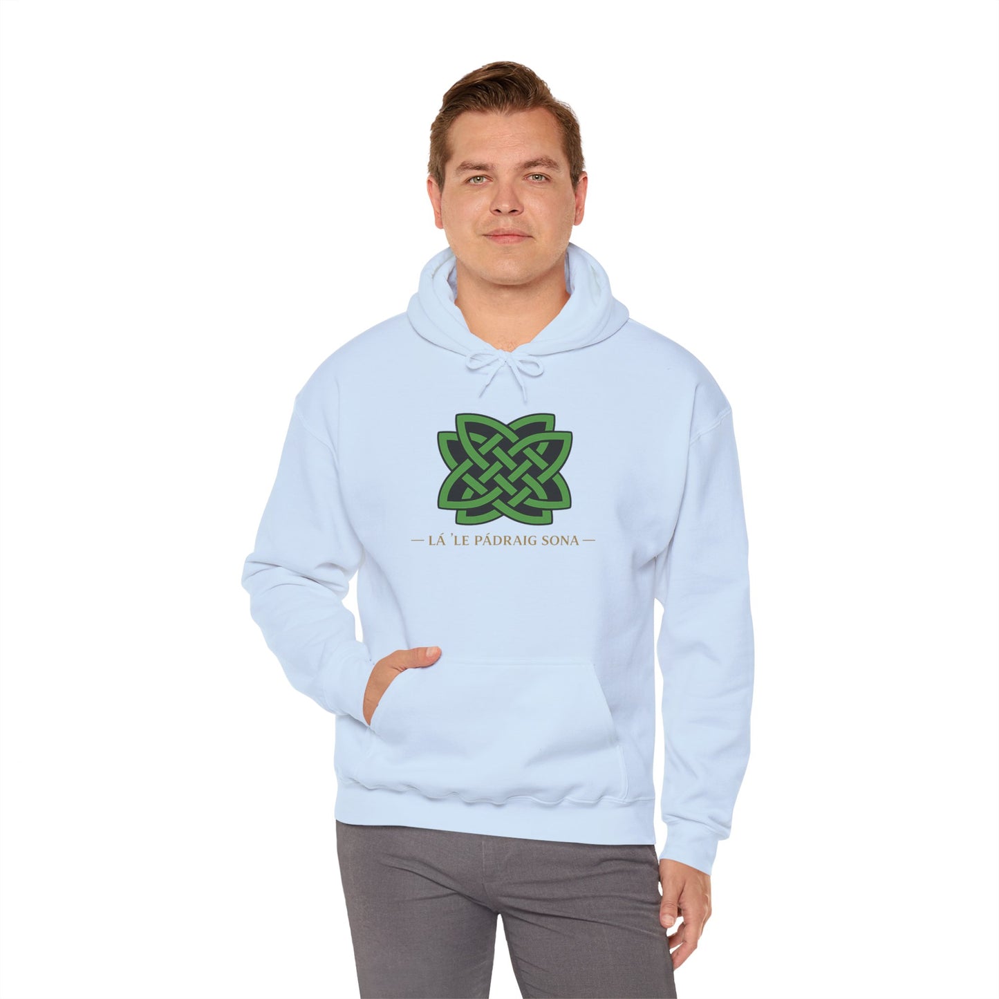 St. Patrick's Celtic Knot Hoodie – Lá Fhéile Pádraig Sona Irish Pride Sweatshirt
