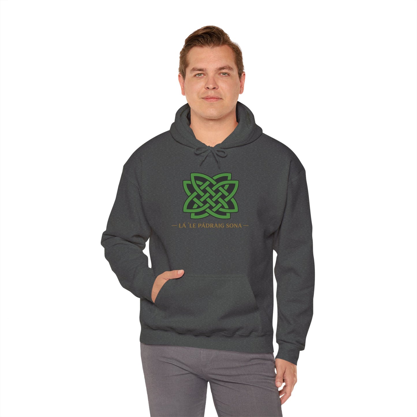 St. Patrick's Celtic Knot Hoodie – Lá Fhéile Pádraig Sona Irish Pride Sweatshirt