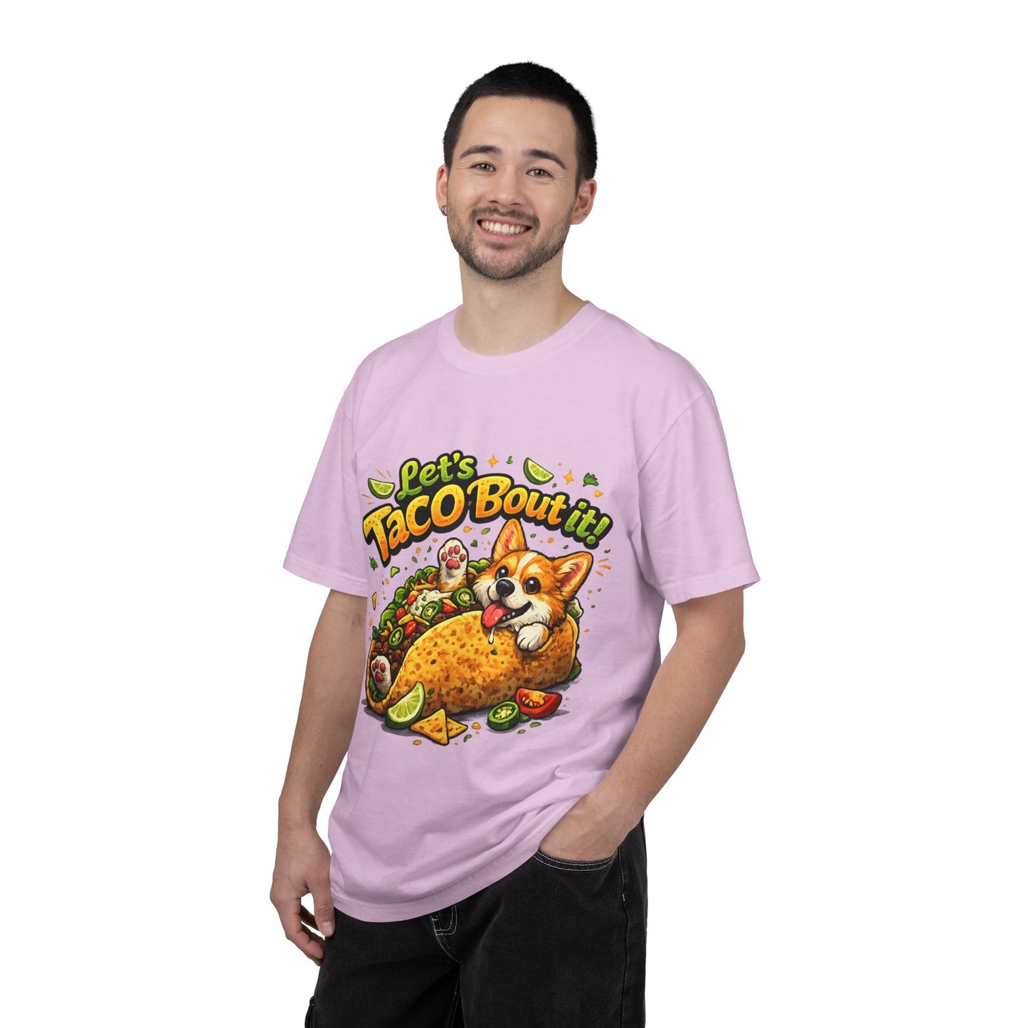 Let's Taco 'Bout It Corgi Taco T-Shirt