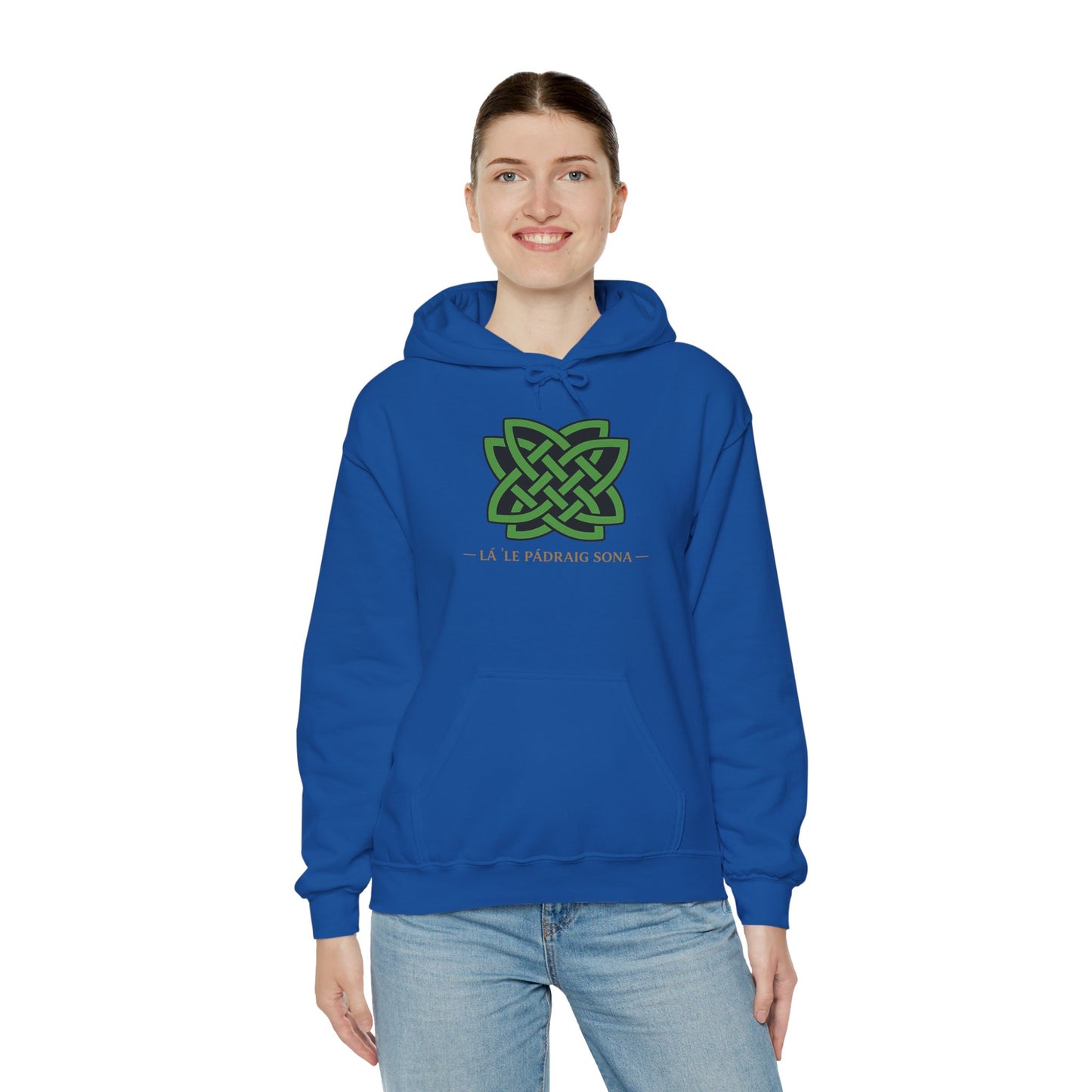St. Patrick's Celtic Knot Hoodie – Lá Fhéile Pádraig Sona Irish Pride Sweatshirt