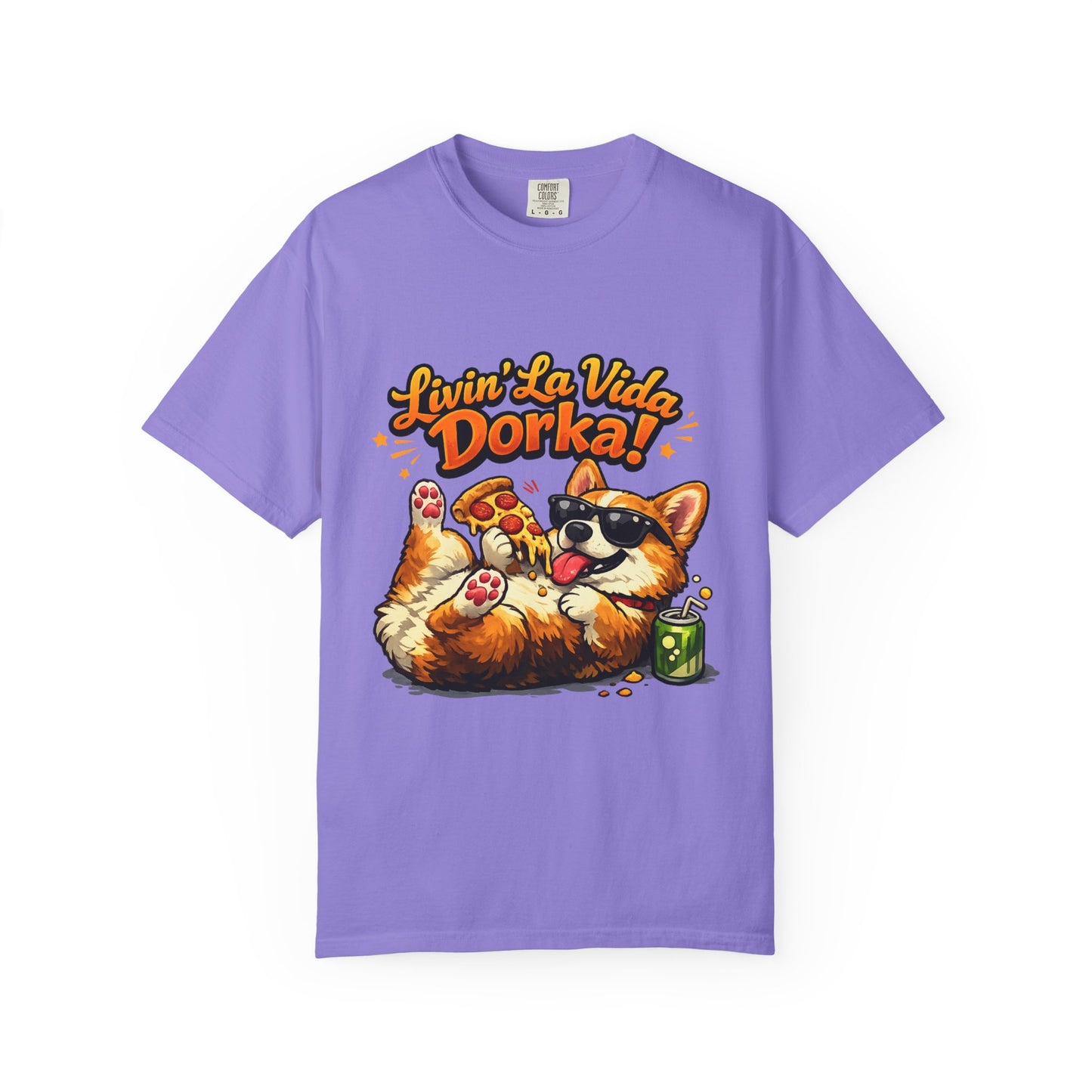 Livin' La Vida Dorka! Corgi Graphic T-Shirt