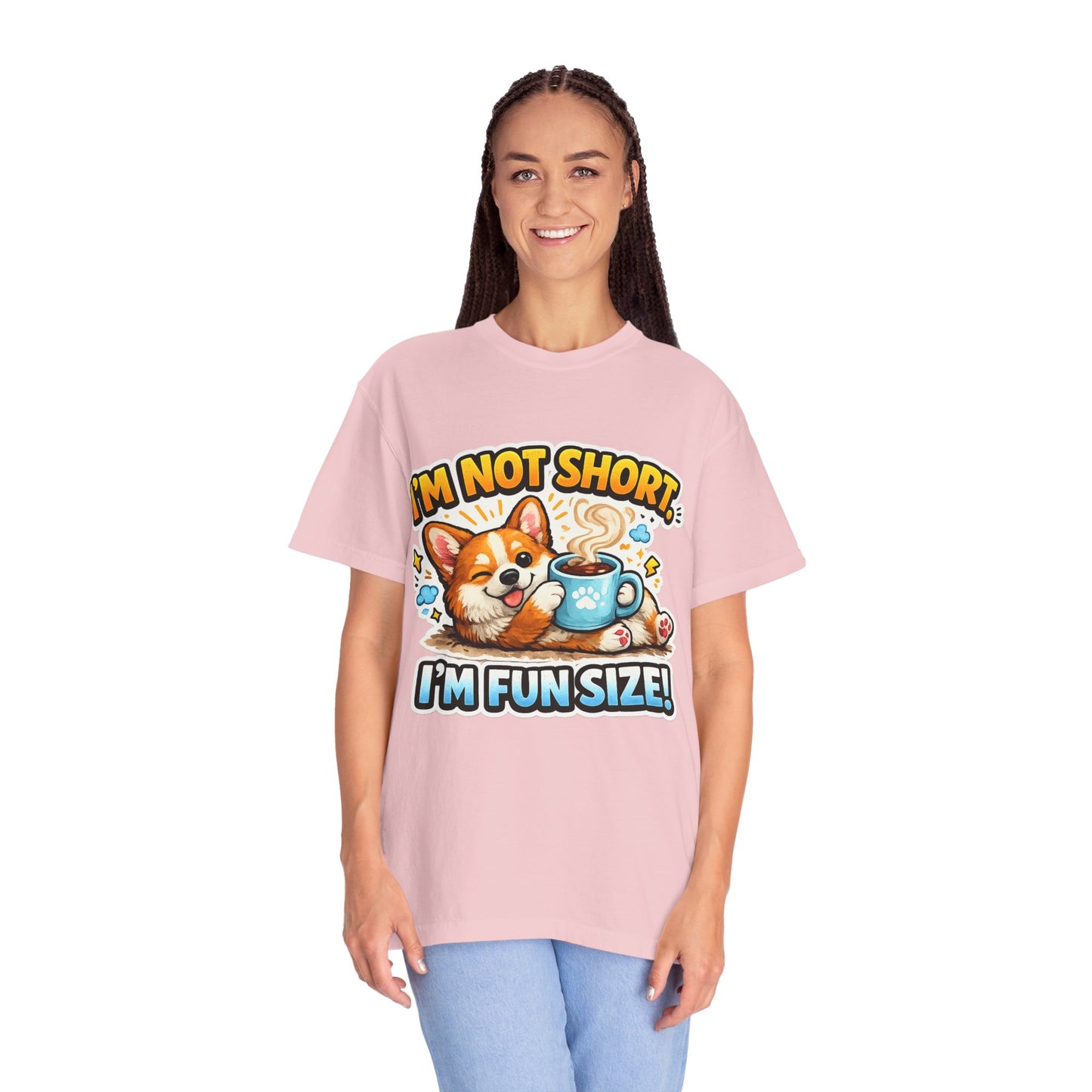 Corgi "I'm Not Short, I'm Fun Size" T-Shirt
