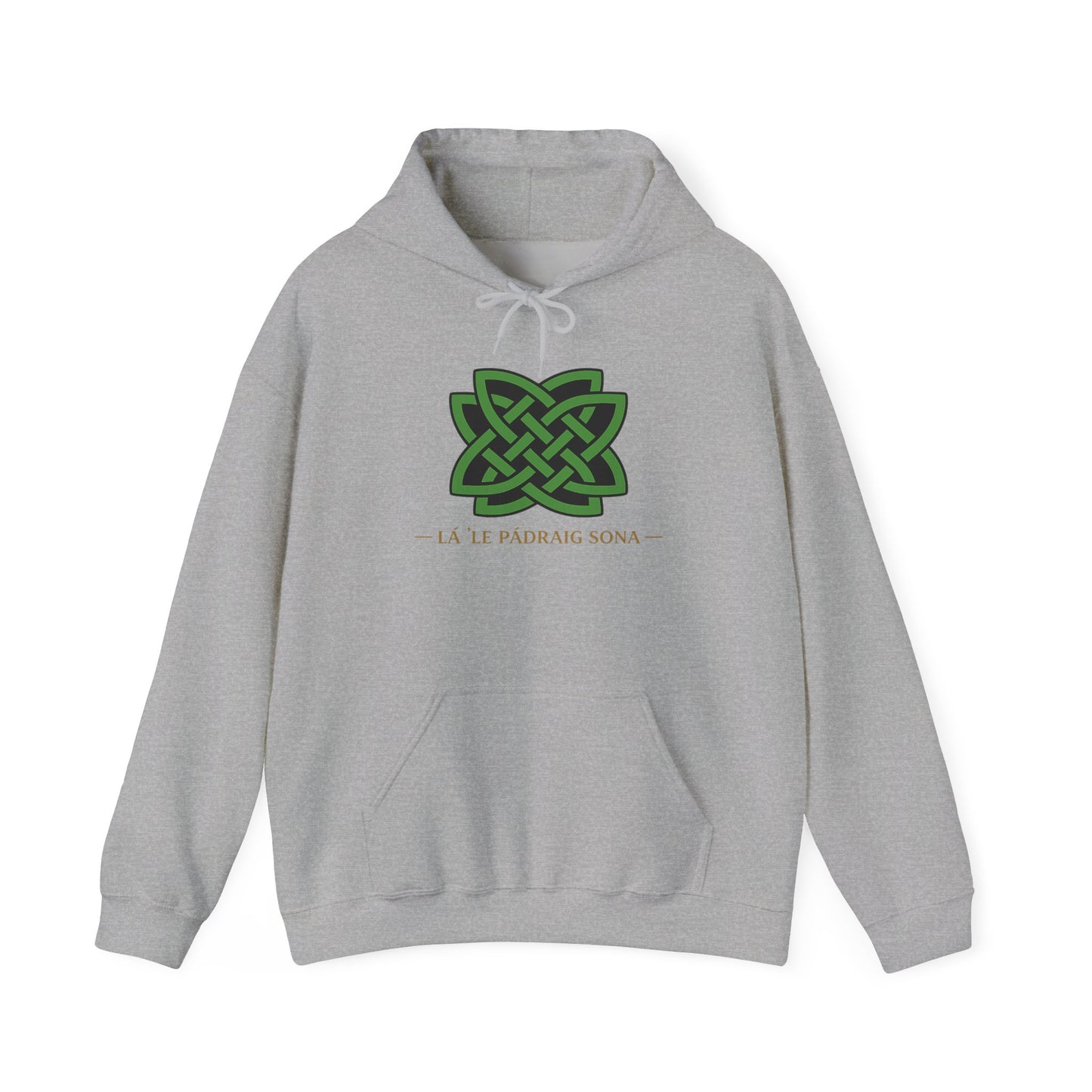 St. Patrick's Celtic Knot Hoodie – Lá Fhéile Pádraig Sona Irish Pride Sweatshirt