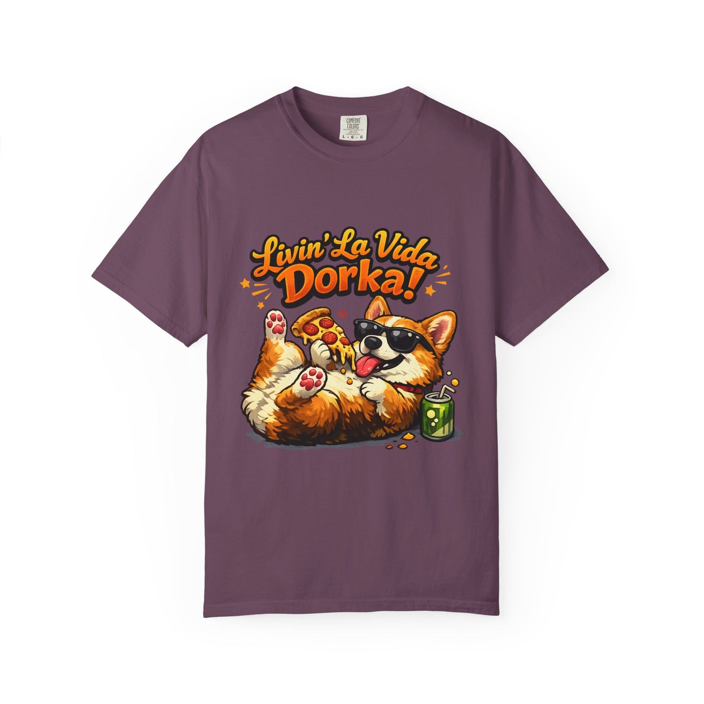 Livin' La Vida Dorka! Corgi Graphic T-Shirt