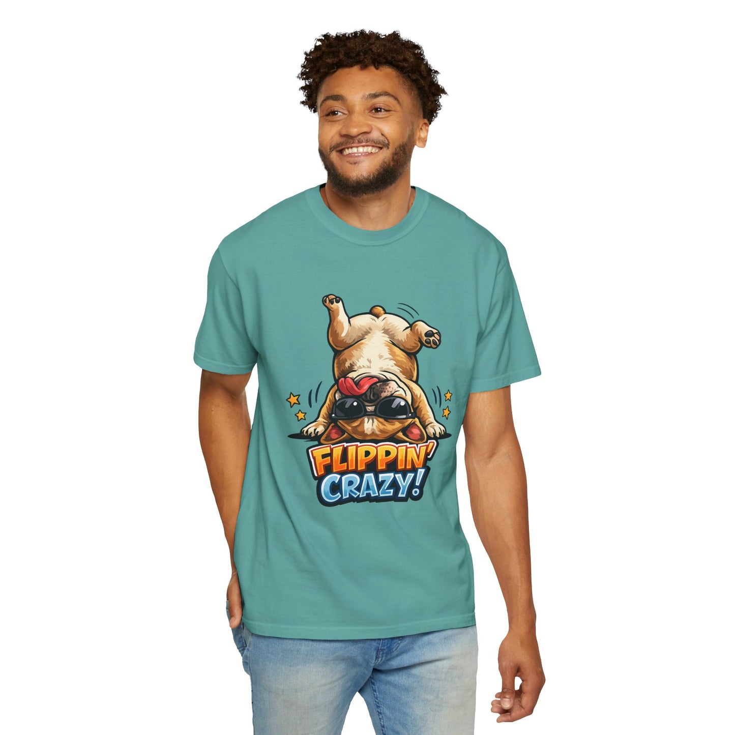 Flippin' Crazy! French Bulldog T‑Shirt