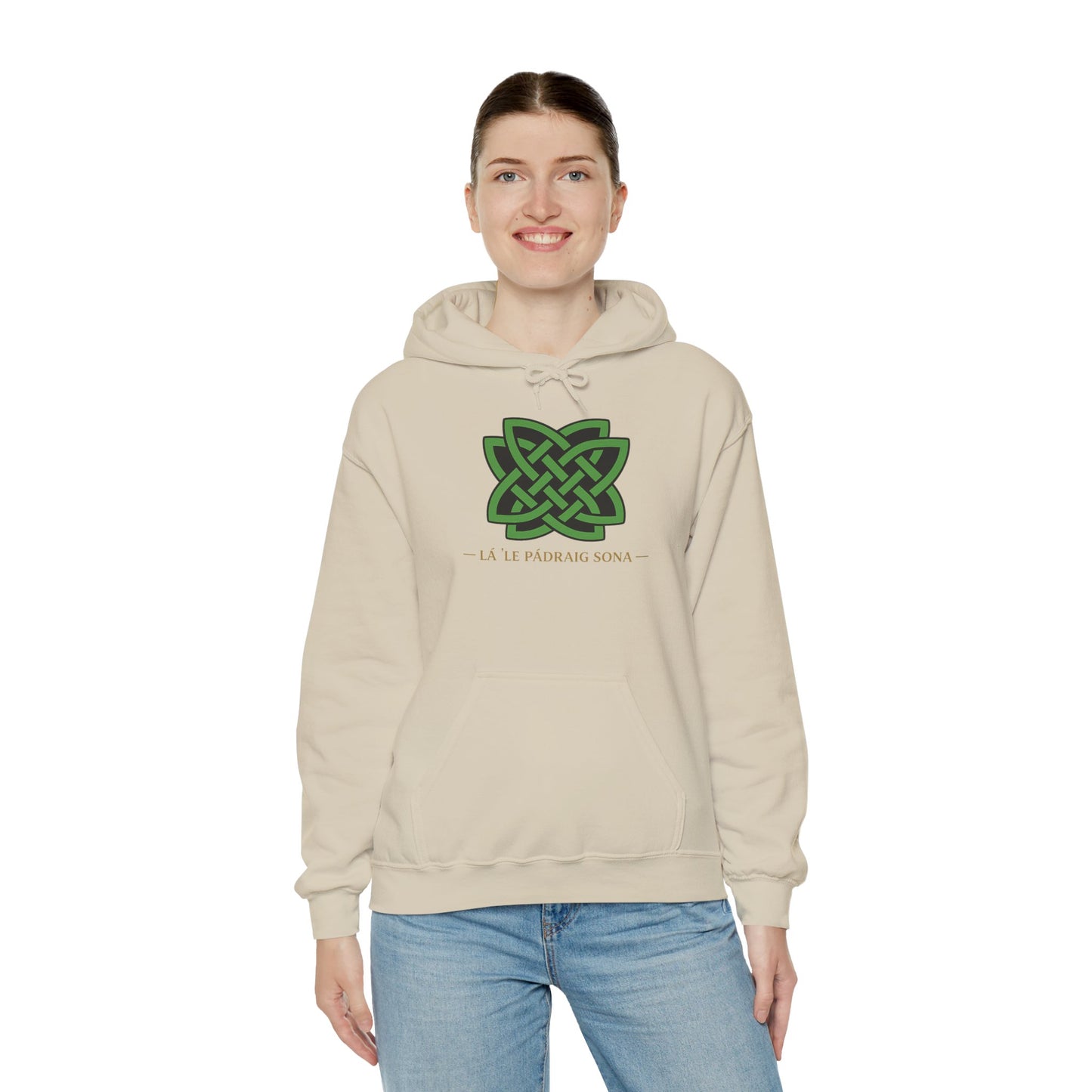 St. Patrick's Celtic Knot Hoodie – Lá Fhéile Pádraig Sona Irish Pride Sweatshirt
