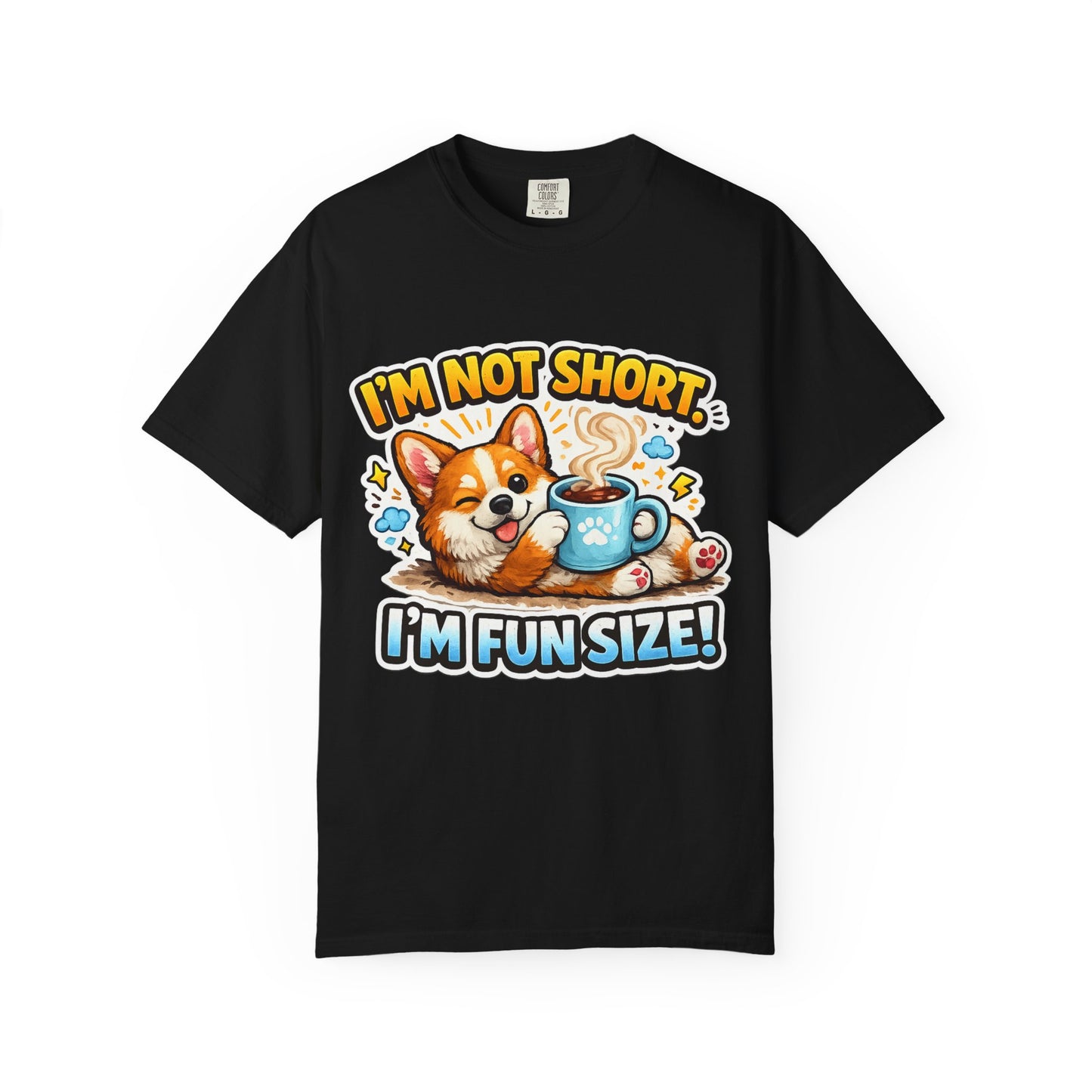 Corgi "I'm Not Short, I'm Fun Size" T-Shirt