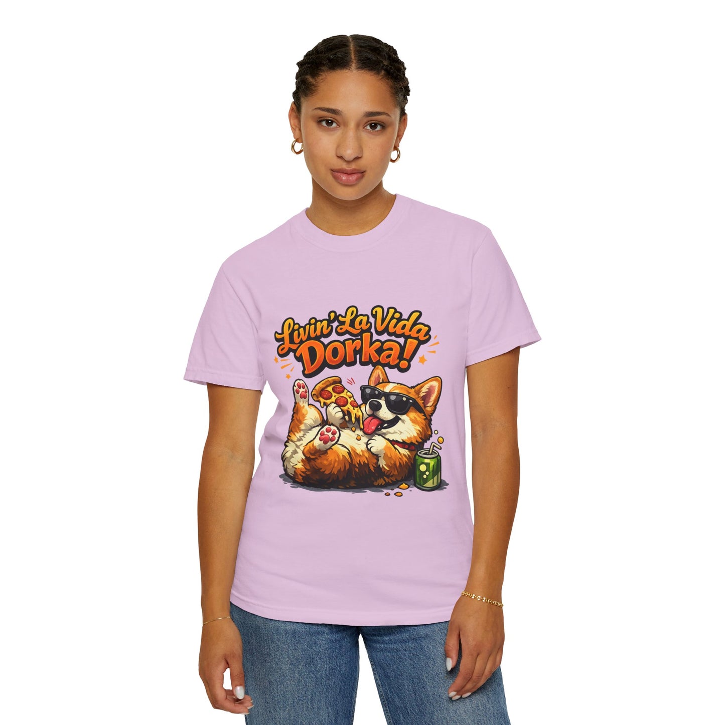 Livin' La Vida Dorka! Corgi Graphic T-Shirt