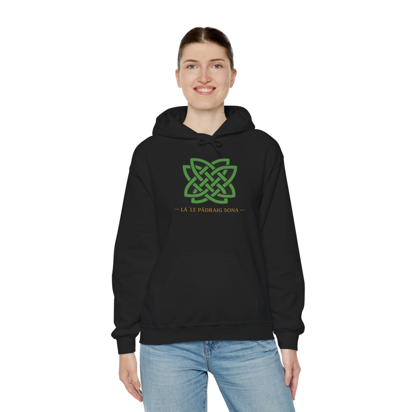St. Patrick's Celtic Knot Hoodie – Lá Fhéile Pádraig Sona Irish Pride Sweatshirt