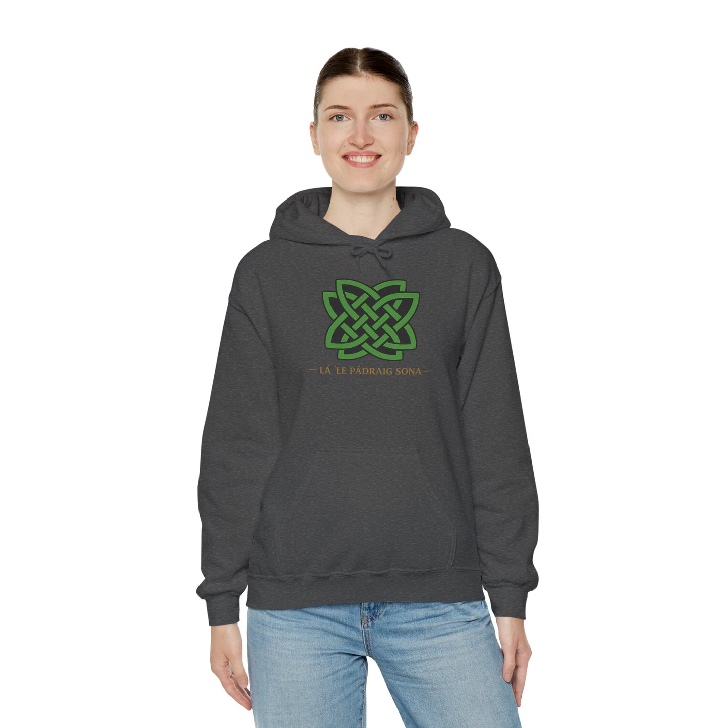 St. Patrick's Celtic Knot Hoodie – Lá Fhéile Pádraig Sona Irish Pride Sweatshirt
