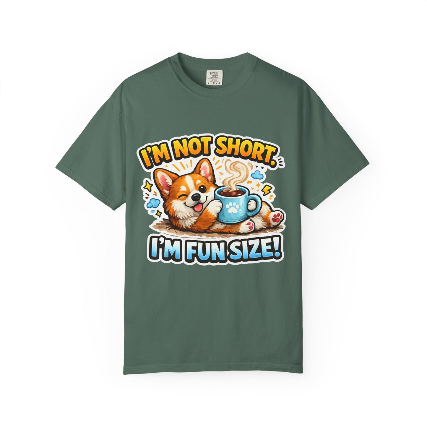Corgi "I'm Not Short, I'm Fun Size" T-Shirt