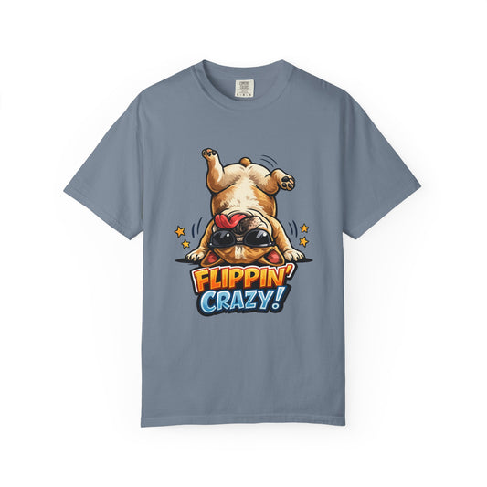 Flippin' Crazy! French Bulldog T‑Shirt