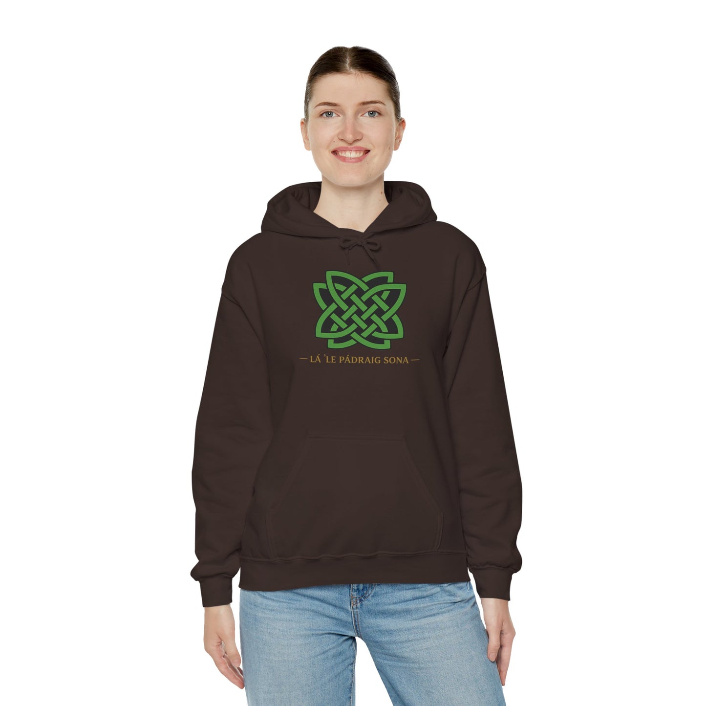 St. Patrick's Celtic Knot Hoodie – Lá Fhéile Pádraig Sona Irish Pride Sweatshirt
