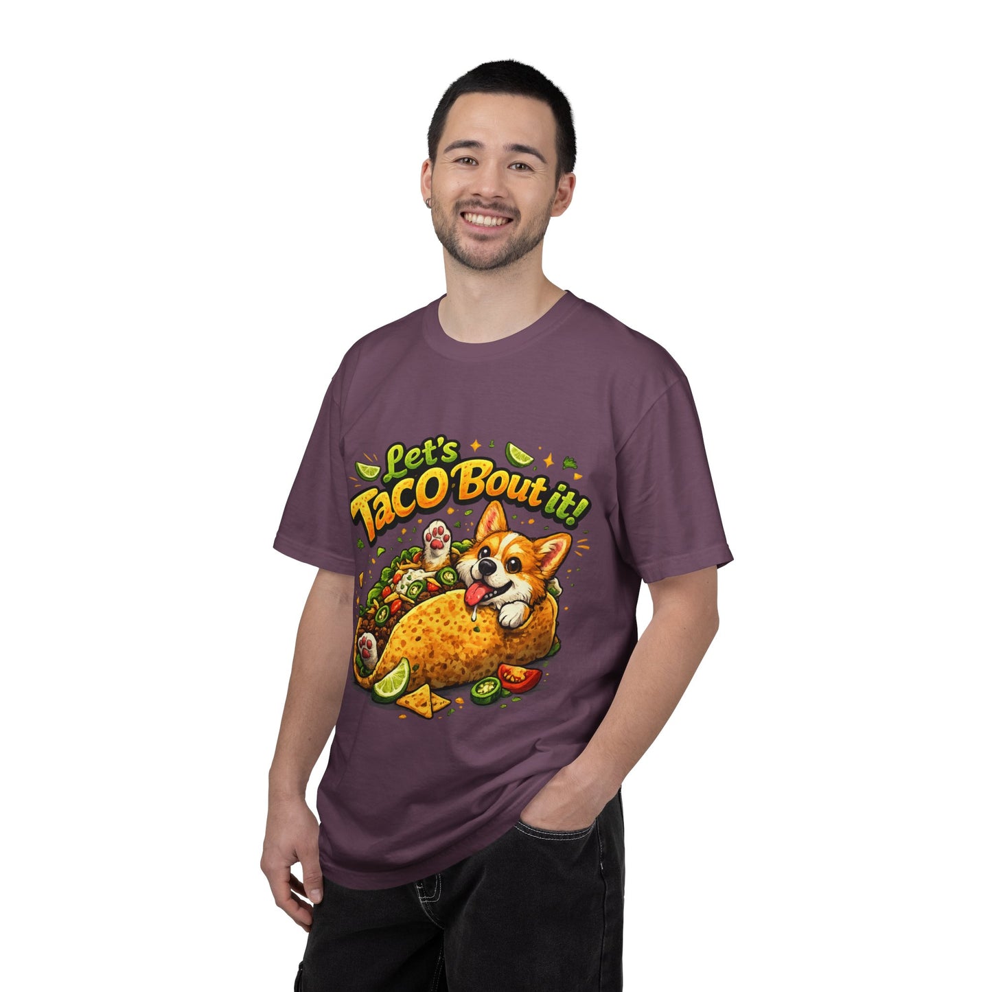 Let's Taco 'Bout It Corgi Taco T-Shirt