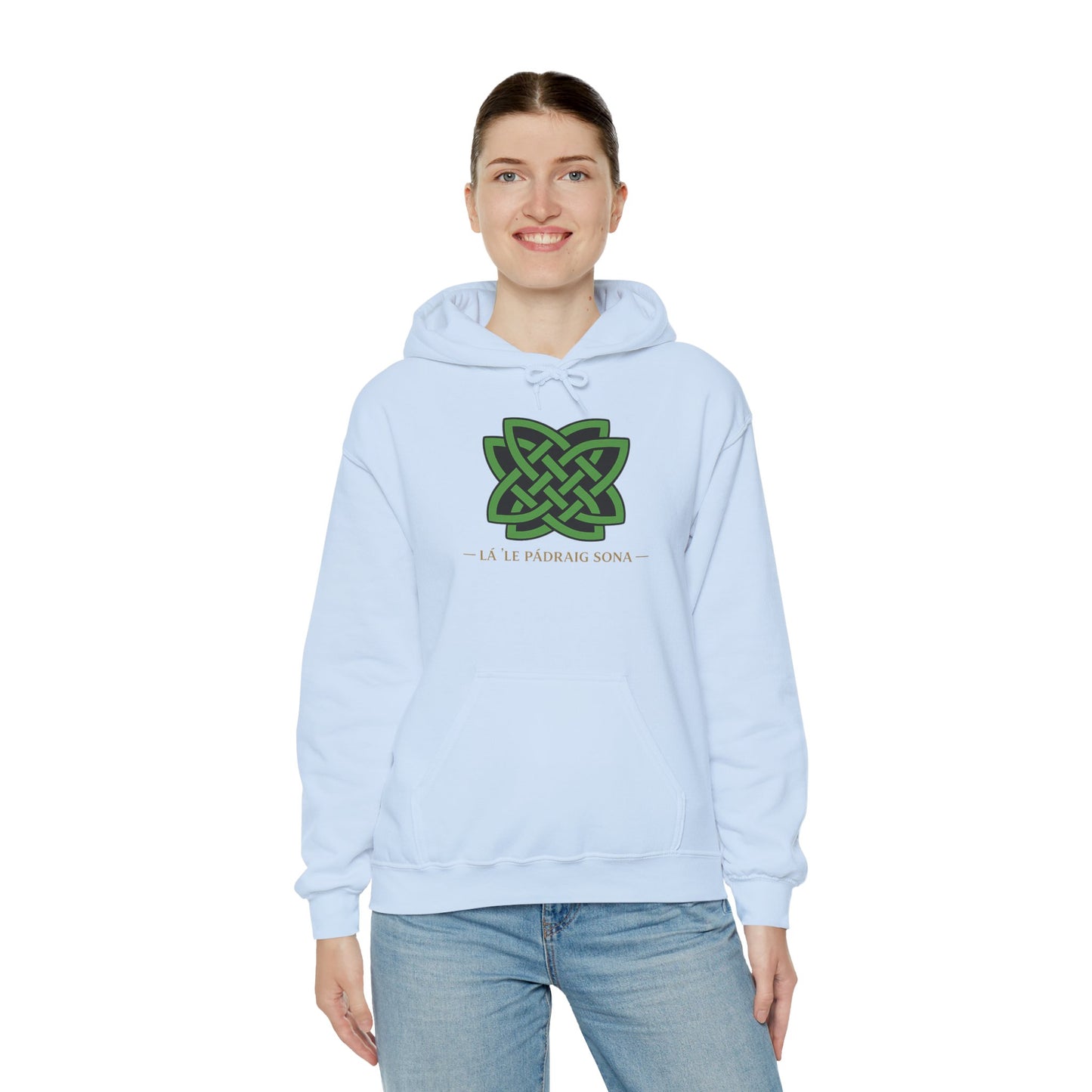 St. Patrick's Celtic Knot Hoodie – Lá Fhéile Pádraig Sona Irish Pride Sweatshirt