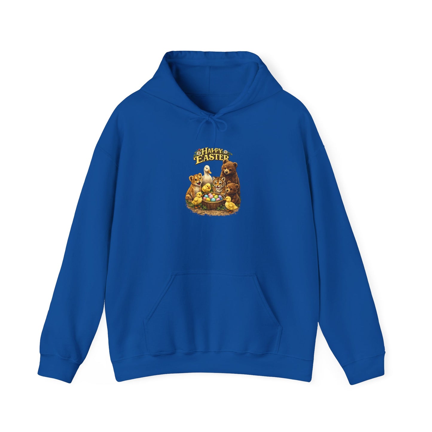 Happy Easter Lions, Tigers, Bears Unisex Heavy Blend™ Hooded Sweatshirt