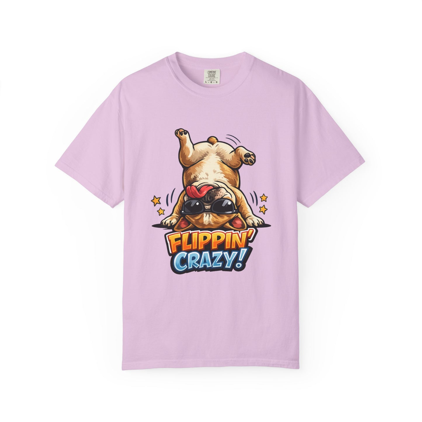 Flippin' Crazy! French Bulldog T‑Shirt