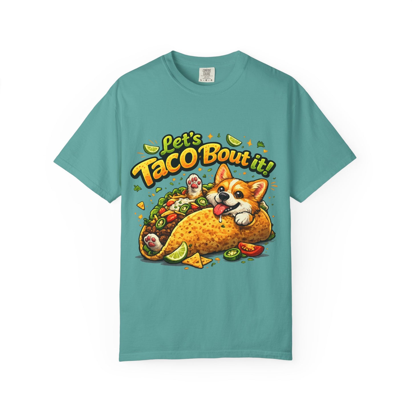 Let's Taco 'Bout It Corgi Taco T-Shirt
