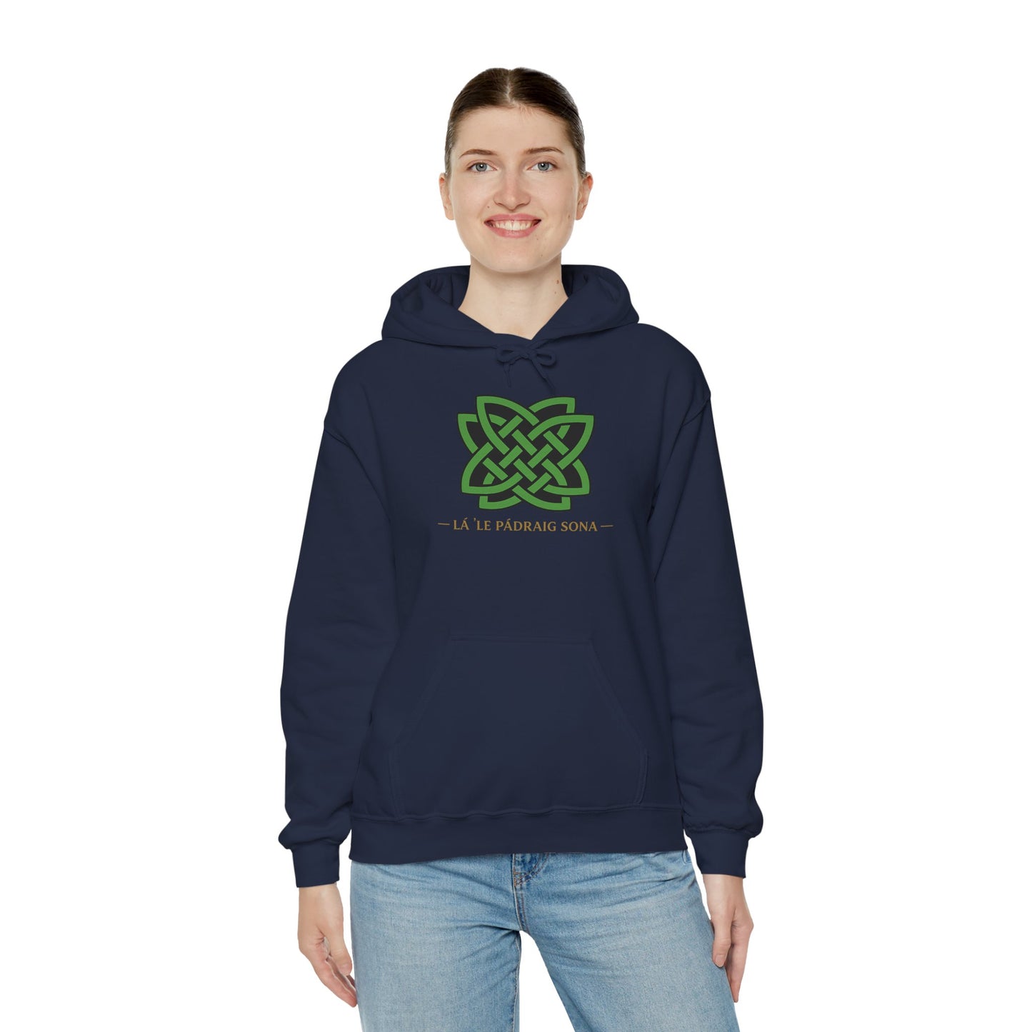 St. Patrick's Celtic Knot Hoodie – Lá Fhéile Pádraig Sona Irish Pride Sweatshirt