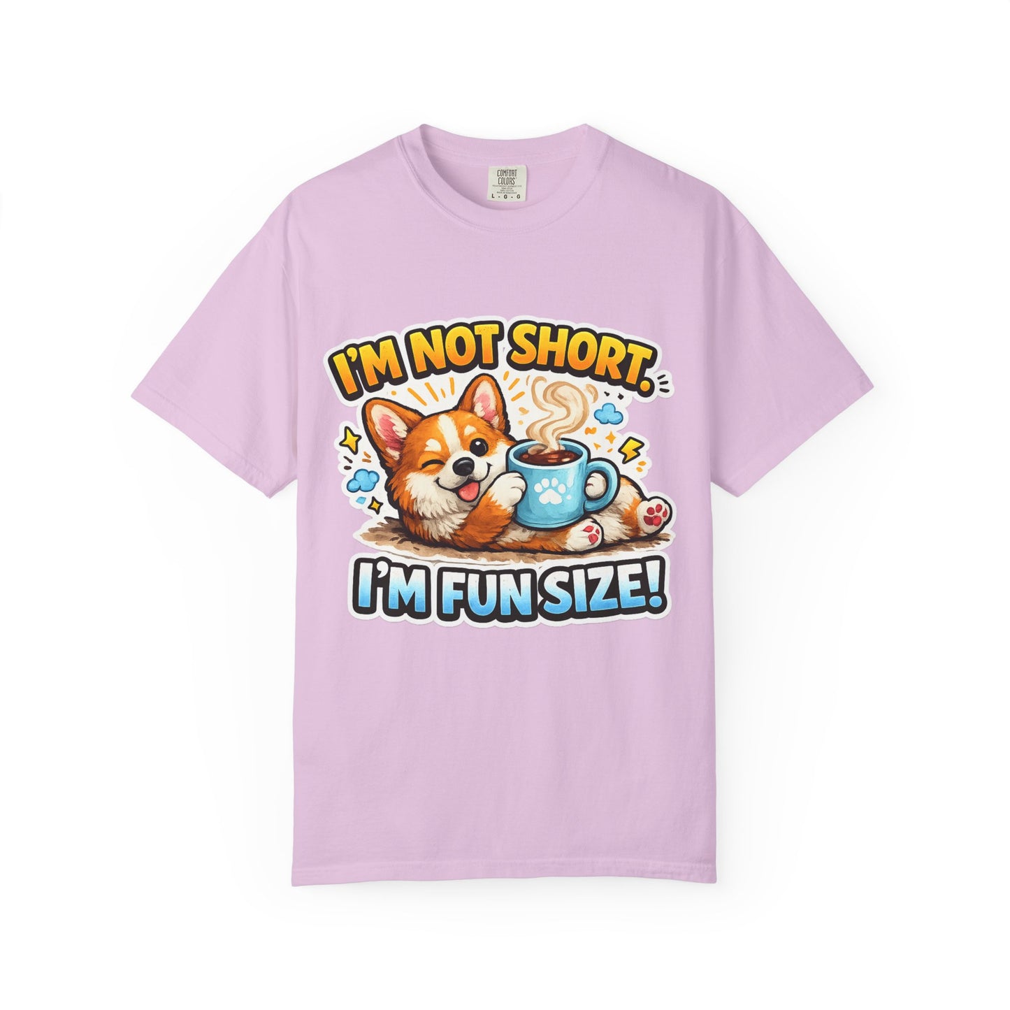Corgi "I'm Not Short, I'm Fun Size" T-Shirt