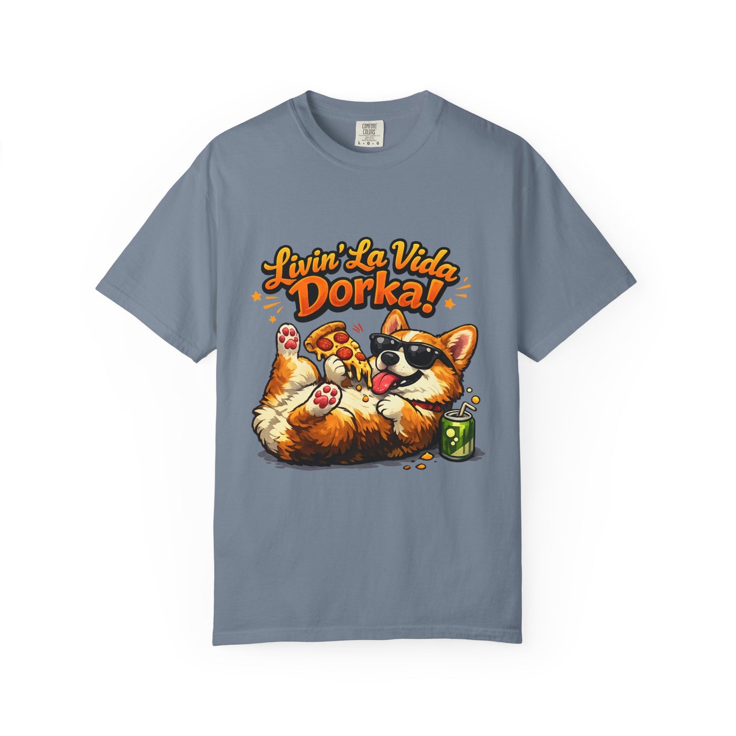Livin' La Vida Dorka! Corgi Graphic T-Shirt