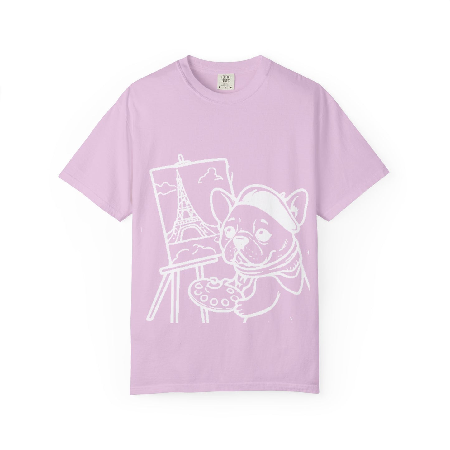 Frenchie painting-graphic tee