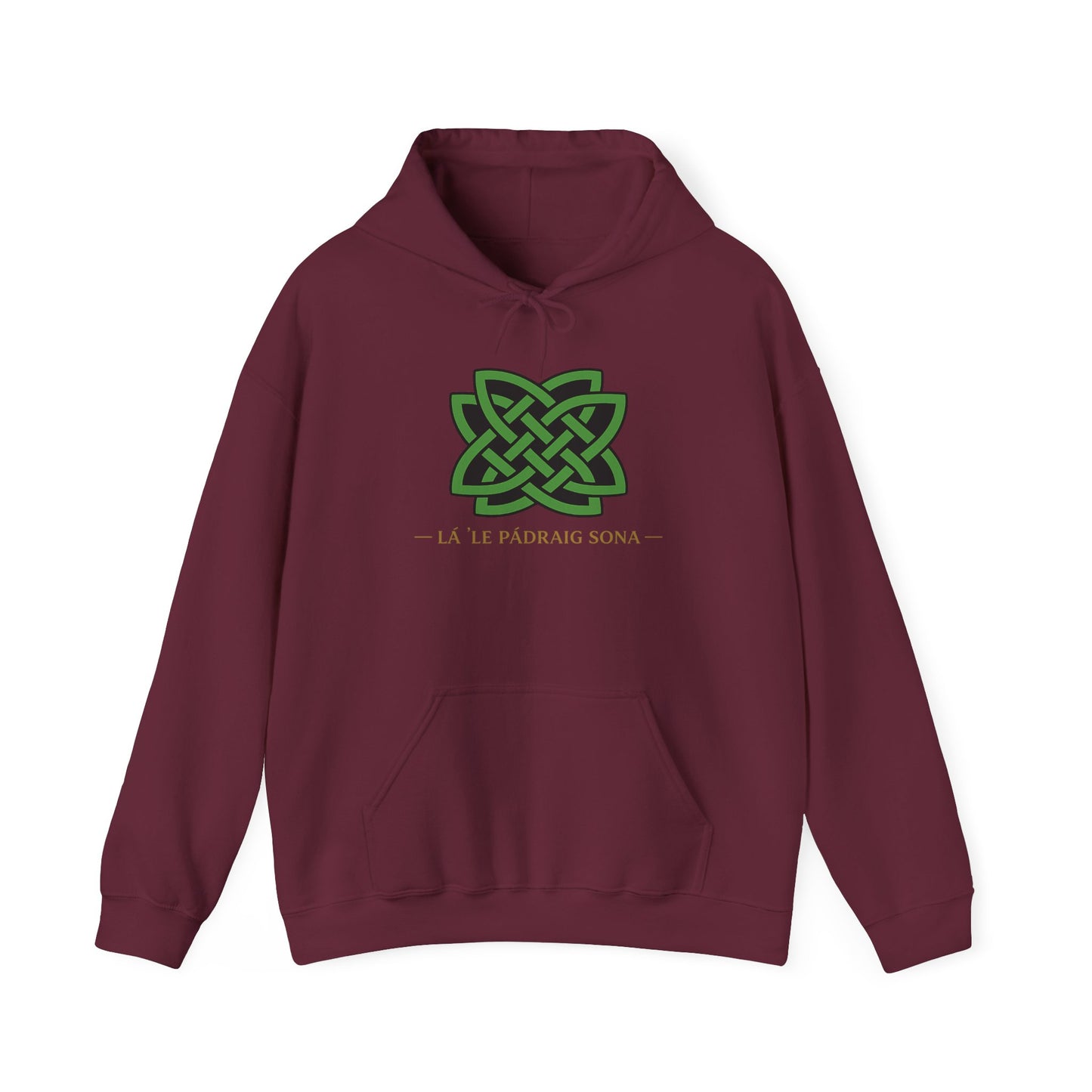 St. Patrick's Celtic Knot Hoodie – Lá Fhéile Pádraig Sona Irish Pride Sweatshirt
