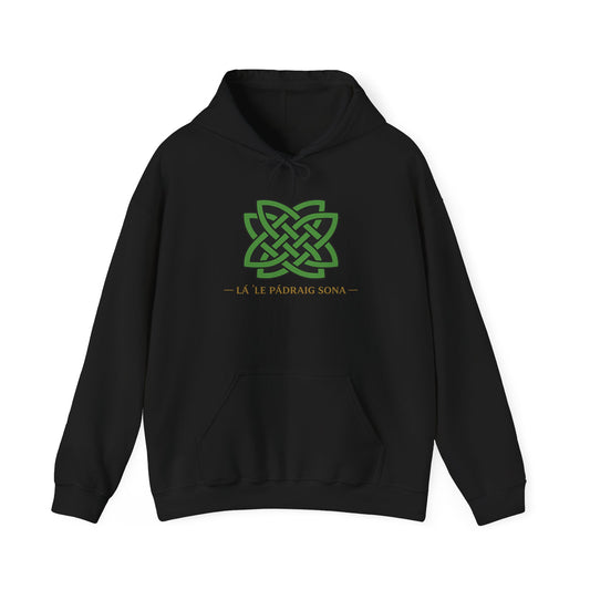 St. Patrick's Celtic Knot Hoodie – Lá Fhéile Pádraig Sona Irish Pride Sweatshirt