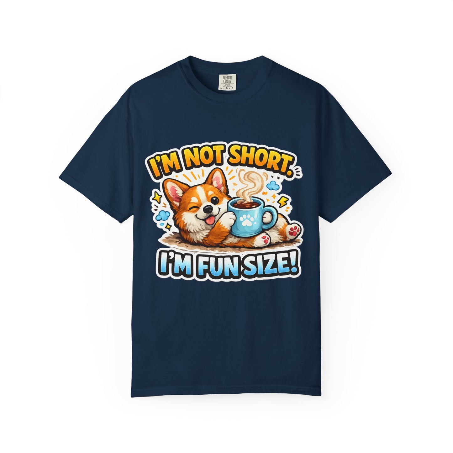 Corgi "I'm Not Short, I'm Fun Size" T-Shirt