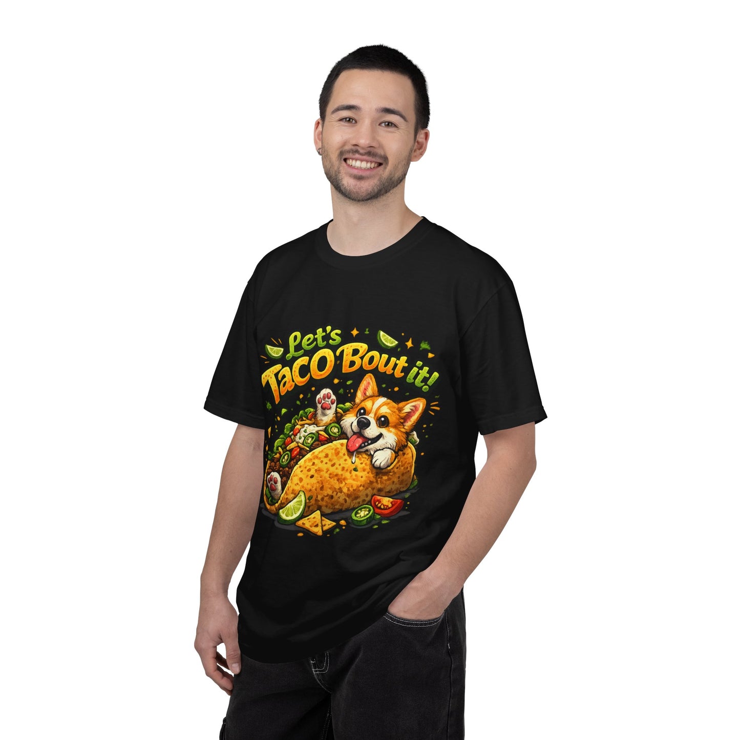 Let's Taco 'Bout It Corgi Taco T-Shirt