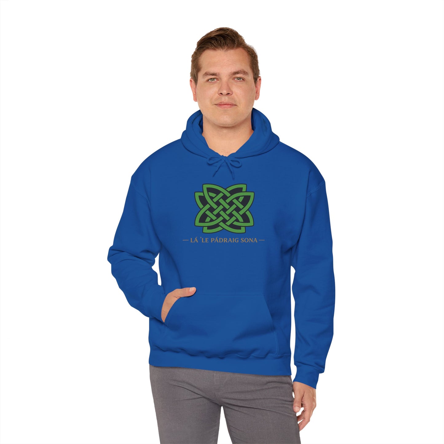 St. Patrick's Celtic Knot Hoodie – Lá Fhéile Pádraig Sona Irish Pride Sweatshirt