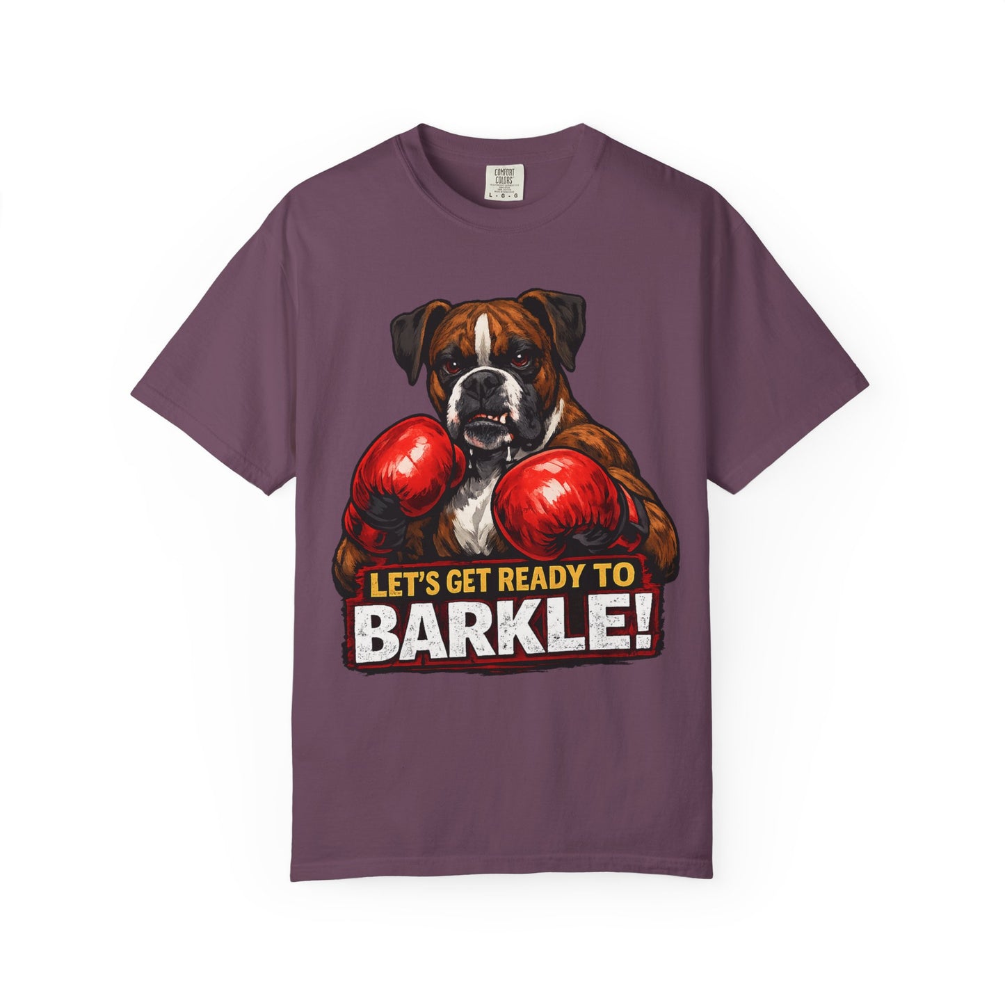 Boxer Dog Boxing T‑Shirt — "Let’s Get Ready to Barkle!" Funny Dog Lover Tee