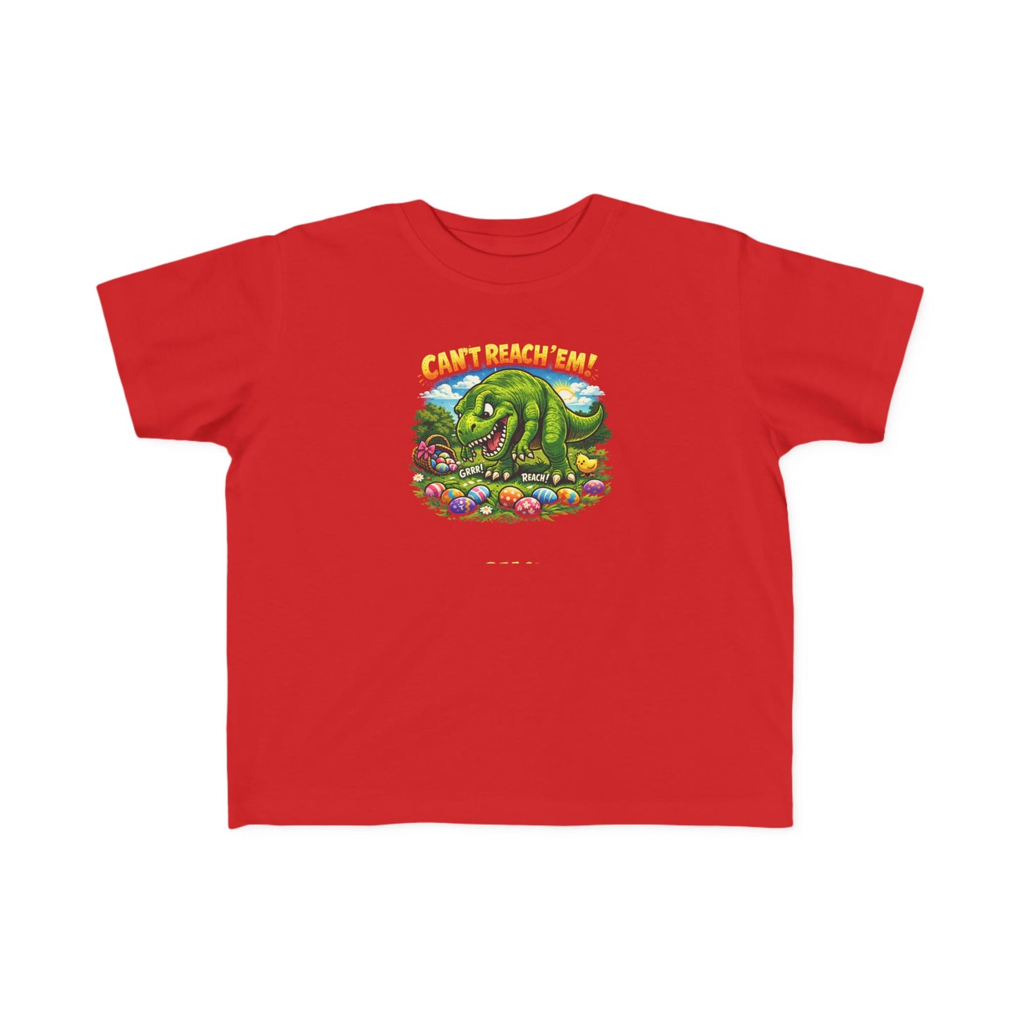 Toddler T-Shirt — T-REX "Can't Reach Me" Graphic