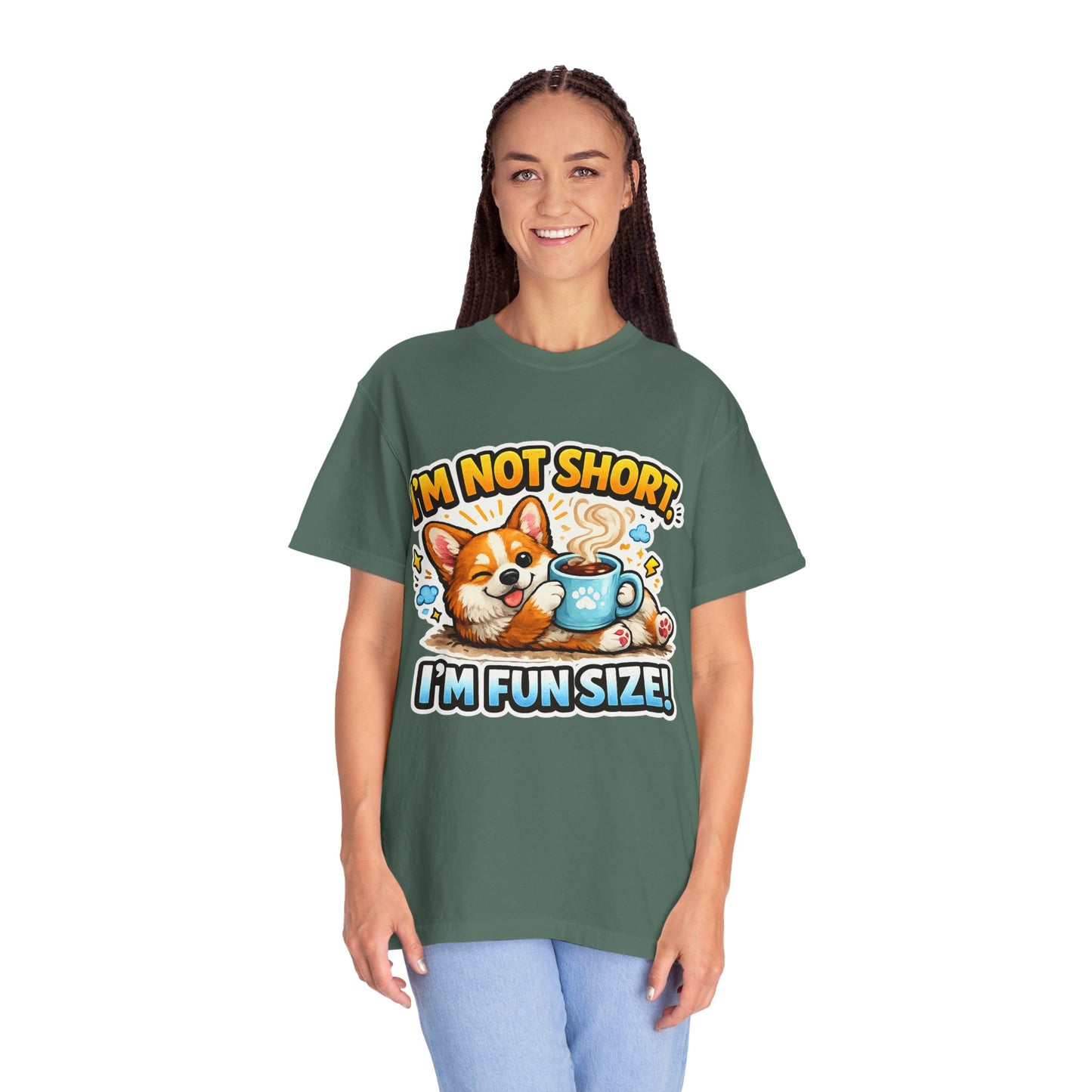 Corgi "I'm Not Short, I'm Fun Size" T-Shirt