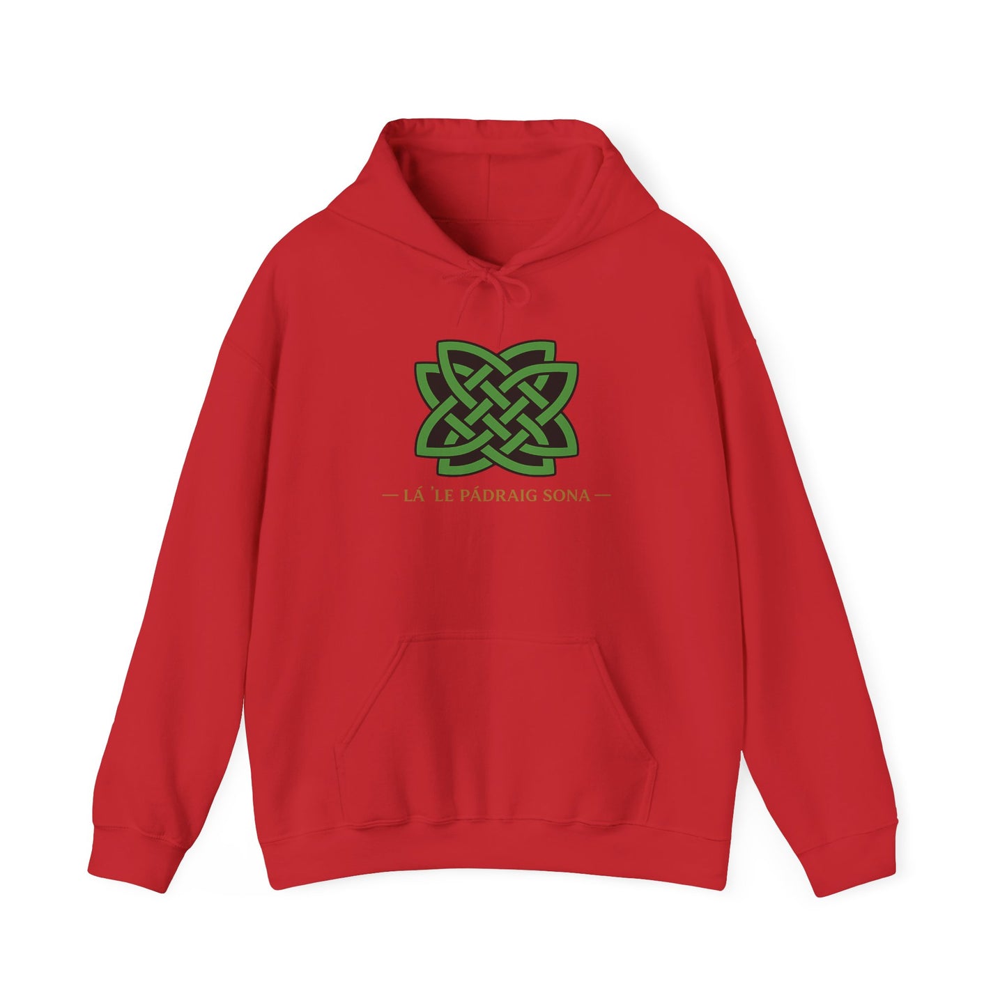 St. Patrick's Celtic Knot Hoodie – Lá Fhéile Pádraig Sona Irish Pride Sweatshirt