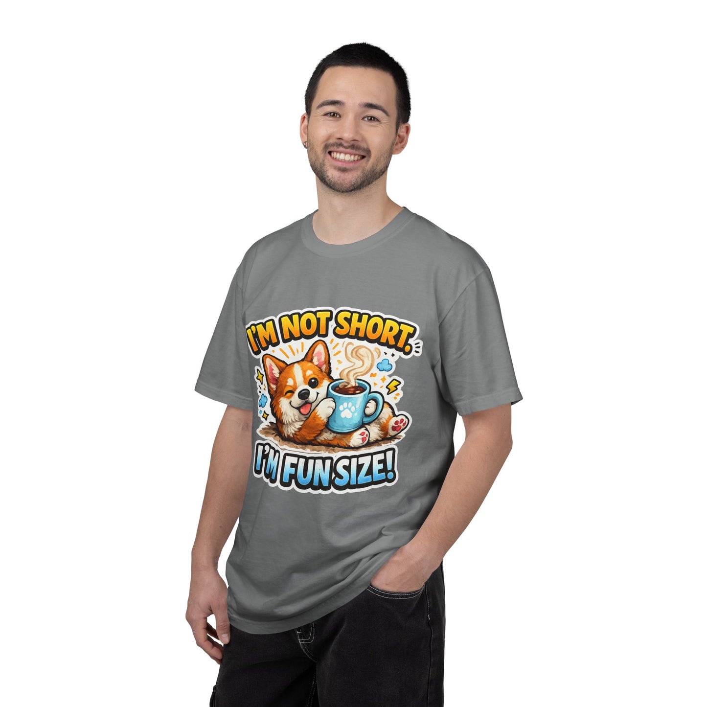 Corgi "I'm Not Short, I'm Fun Size" T-Shirt