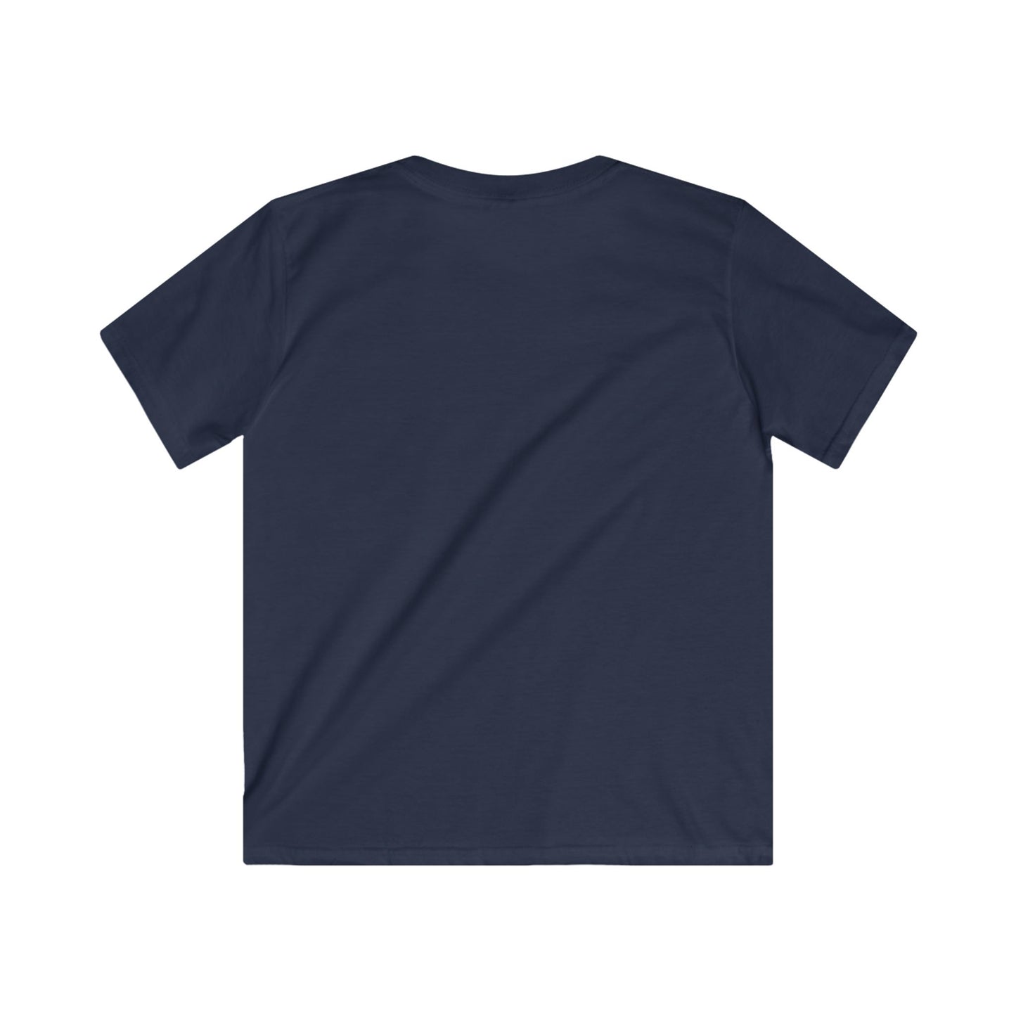 Kids T-Shirt — 'Donut Worry, Be Happy' Cute Cat on Donut Graphic Tee
