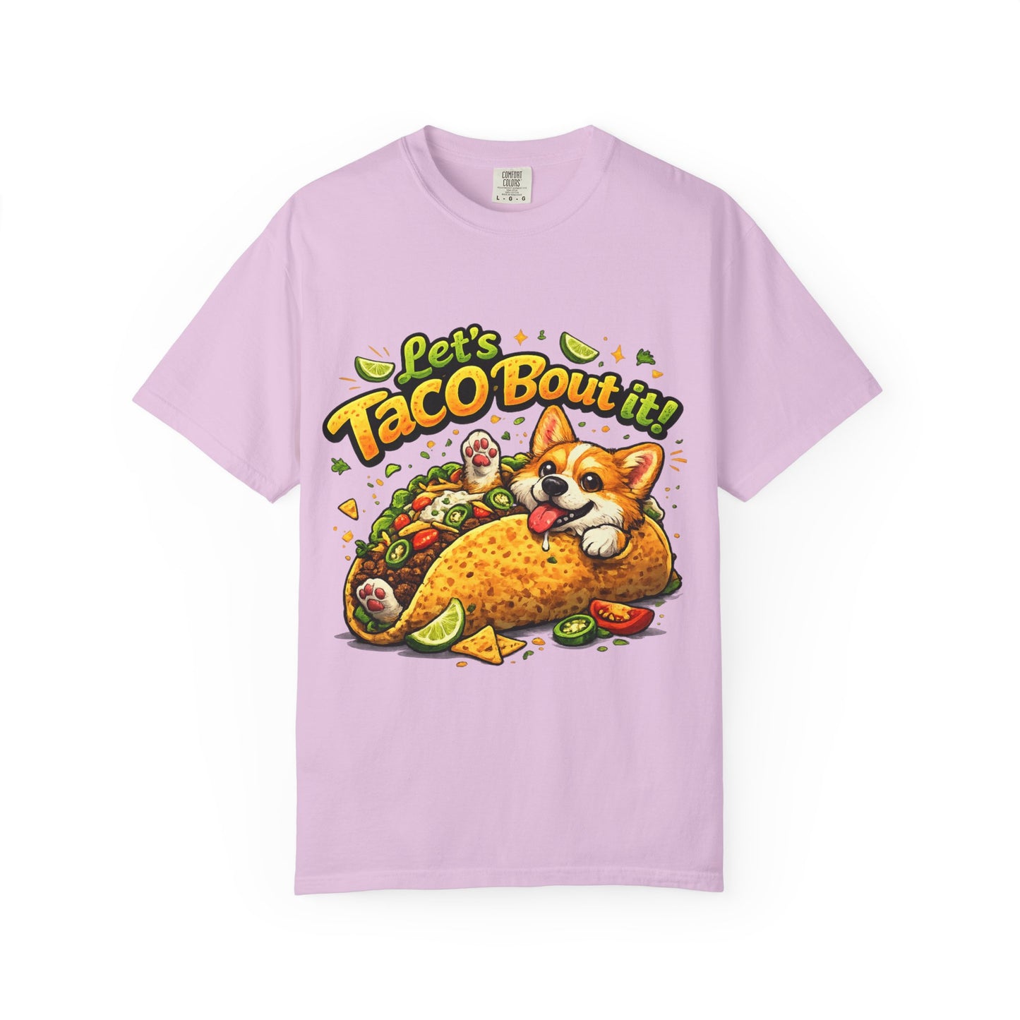 Let's Taco 'Bout It Corgi Taco T-Shirt