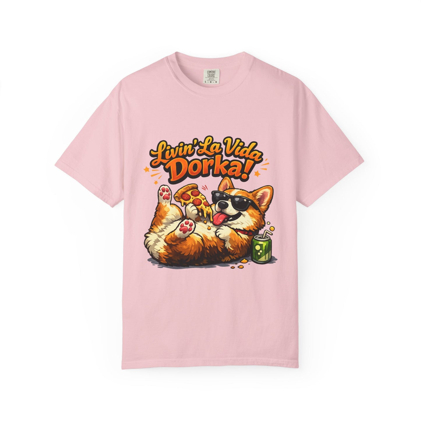 Livin' La Vida Dorka! Corgi Graphic T-Shirt