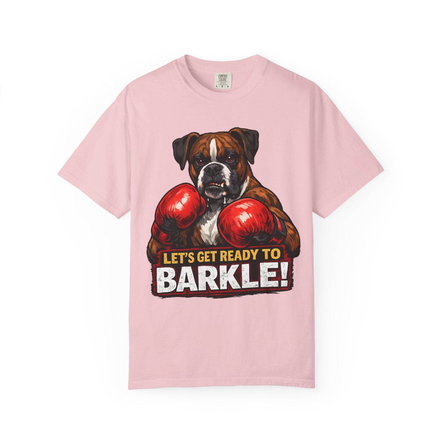 Boxer Dog Boxing T‑Shirt — "Let’s Get Ready to Barkle!" Funny Dog Lover Tee
